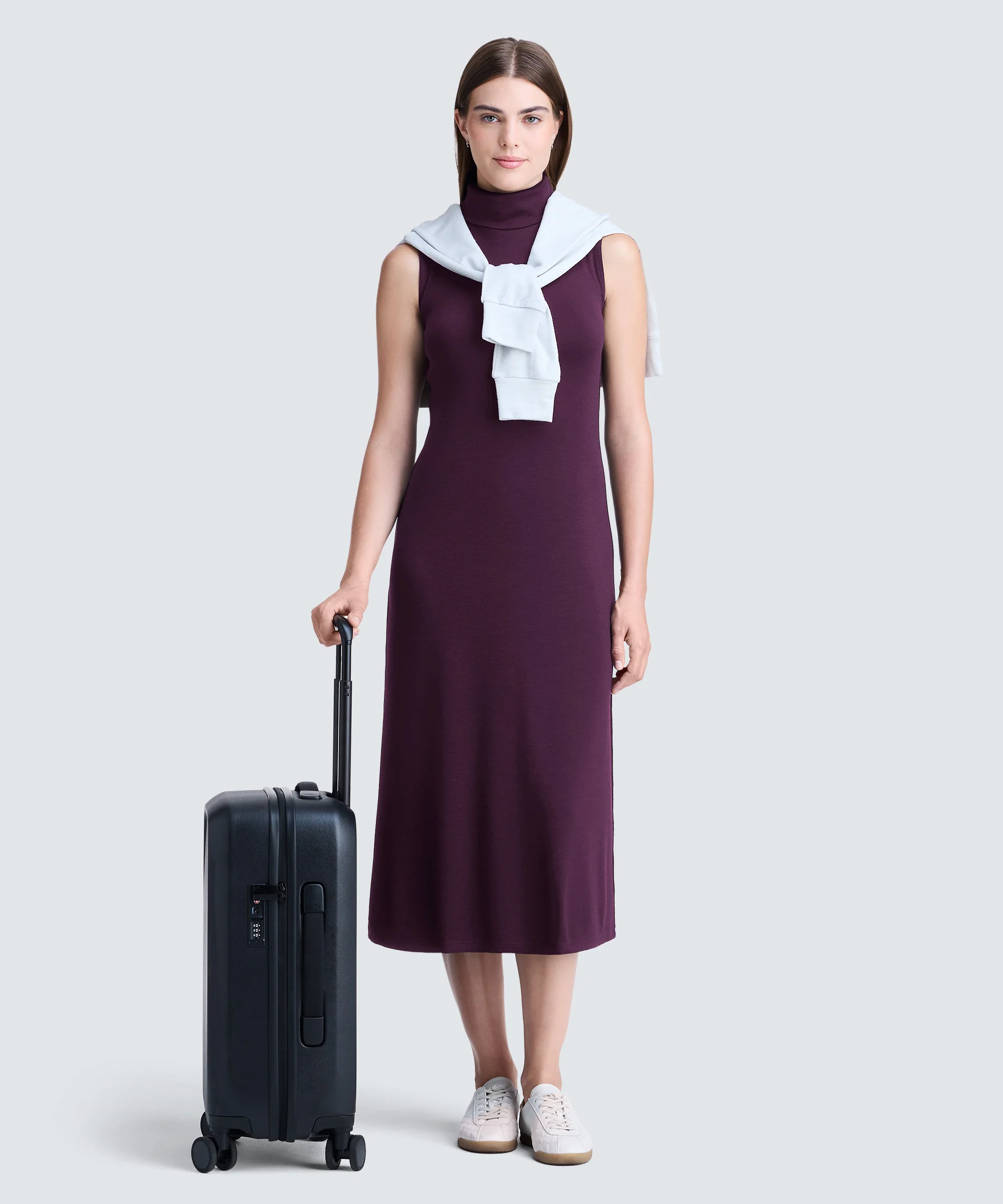 Women's Merino Turtleneck Dress - Image 3