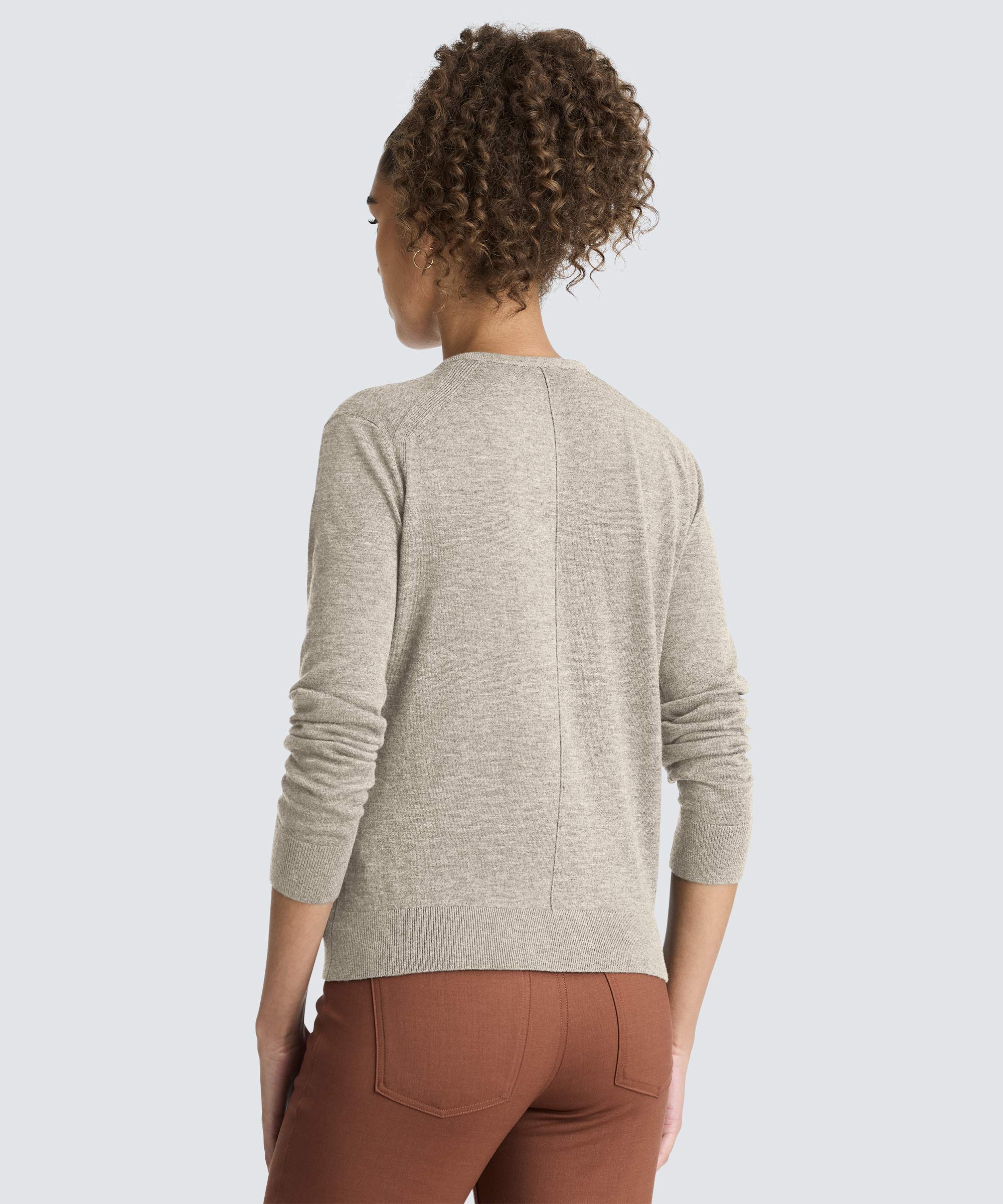 Women's Merino V-Neck Sweater - Image 17