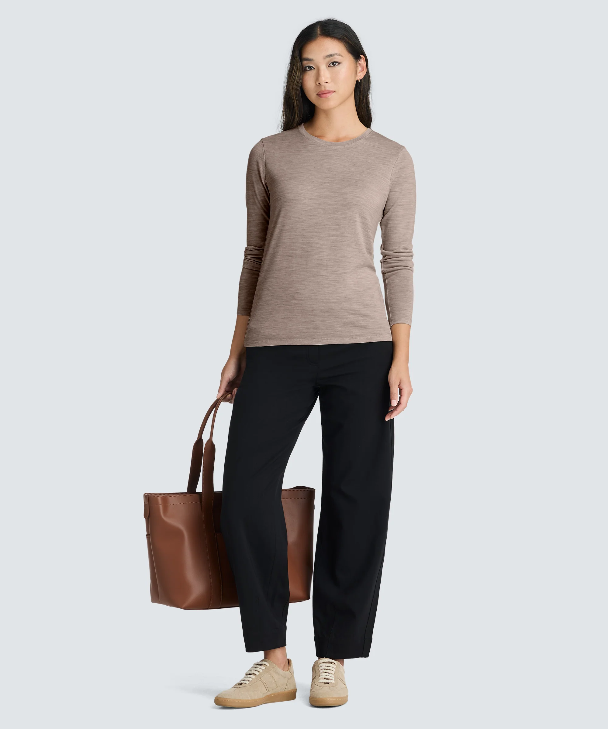 Women's Long Sleeve Merino Crew - Image 102