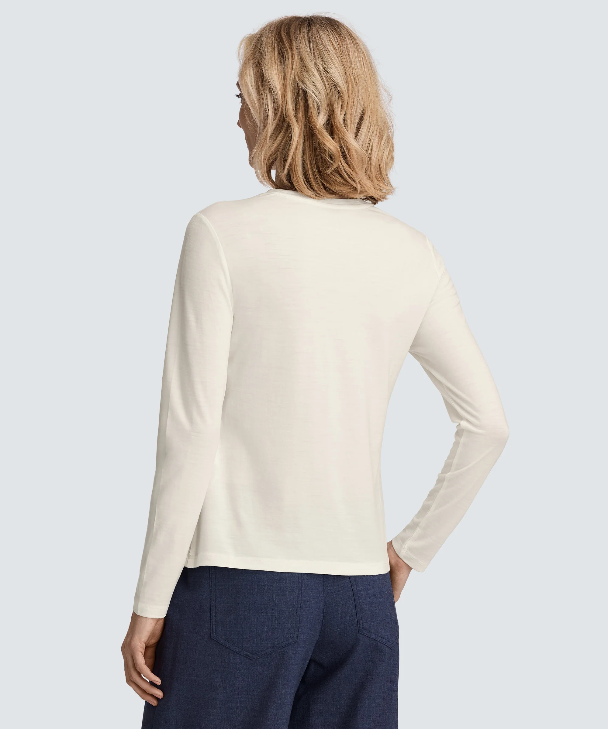 Women's Long Sleeve Merino Crew - Image 11