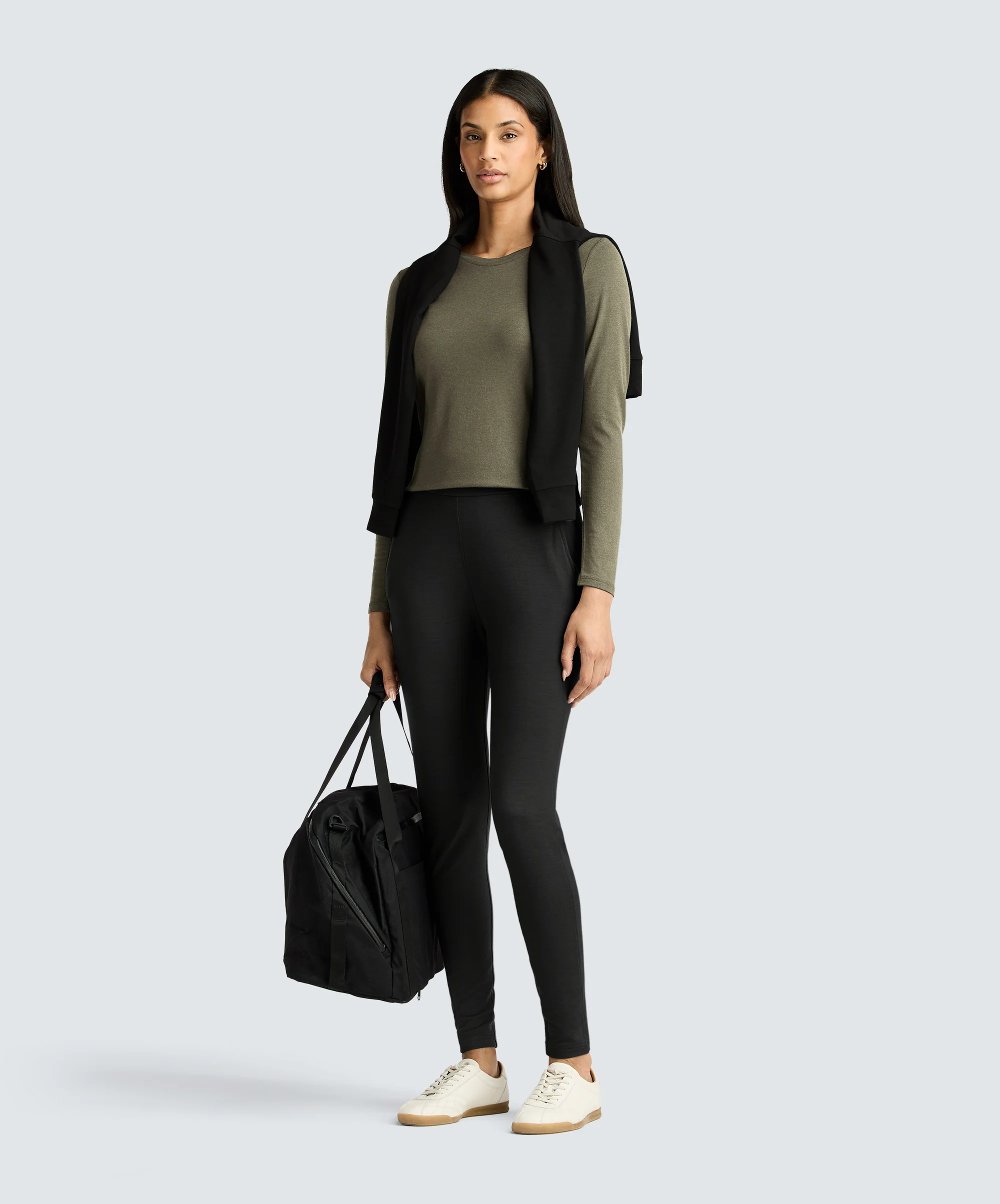 Women's Long Sleeve Merino Crew - Image 25