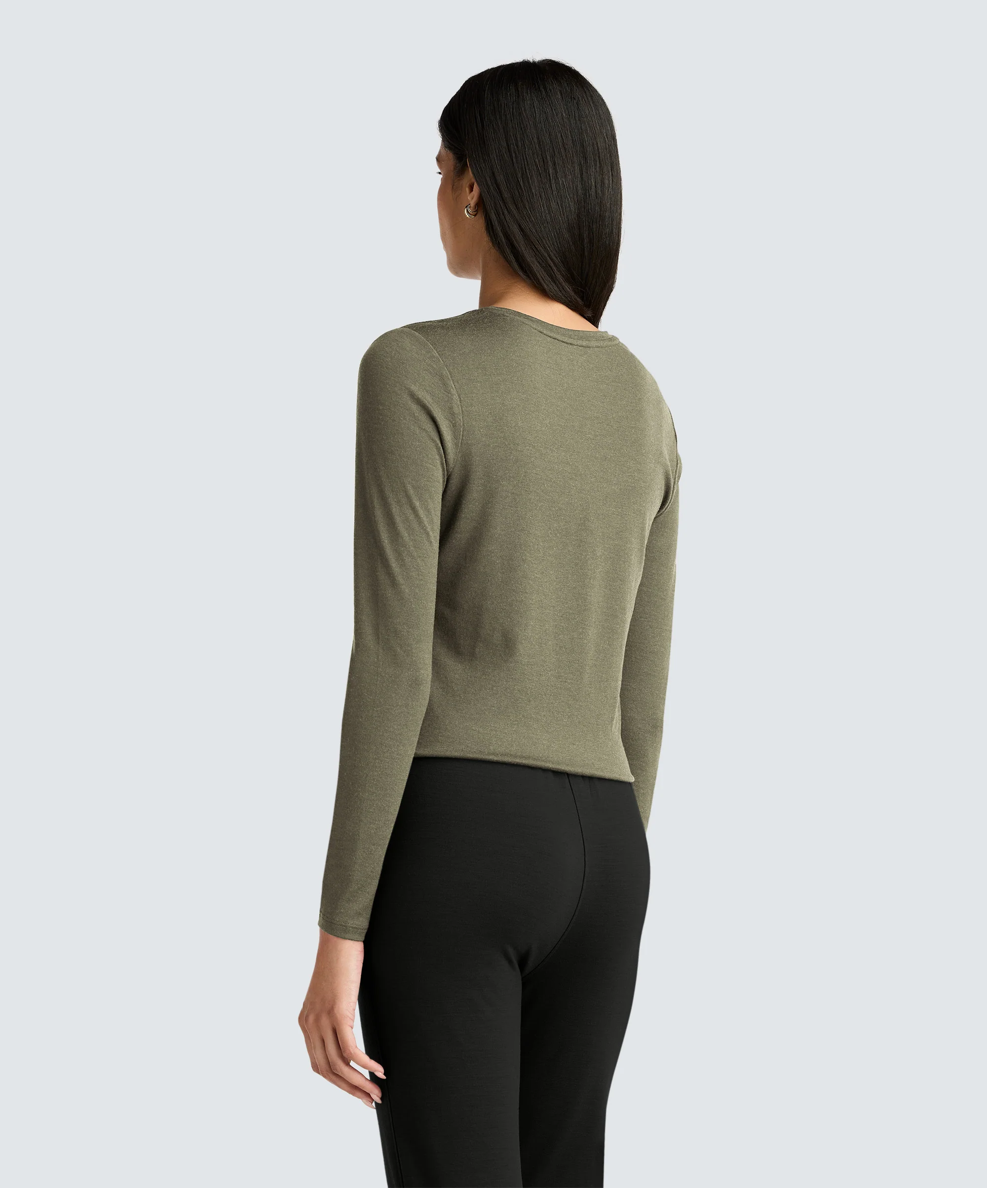 Women's Long Sleeve Merino Crew - Image 27