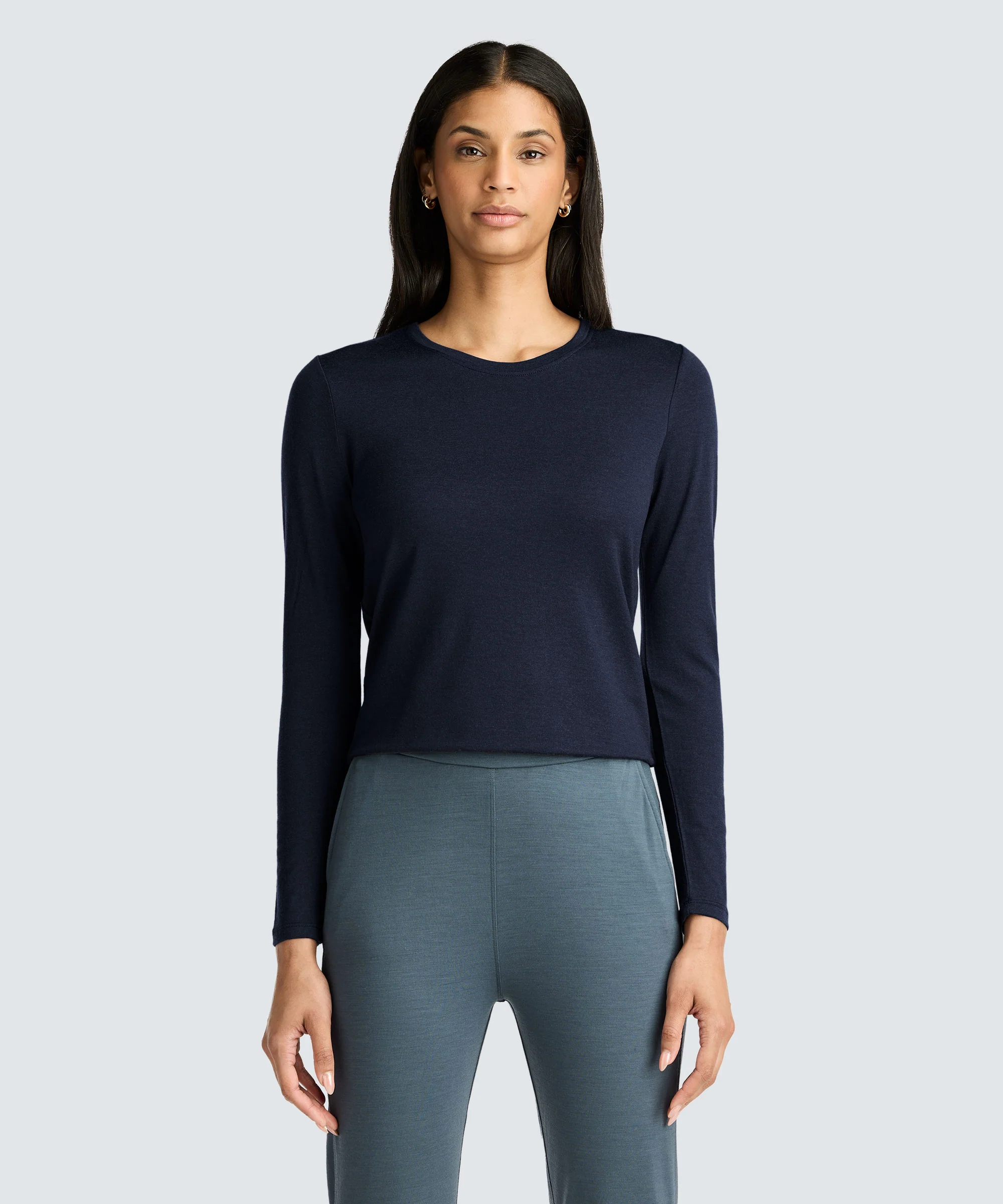 Women's Long Sleeve Merino Crew - Image 29