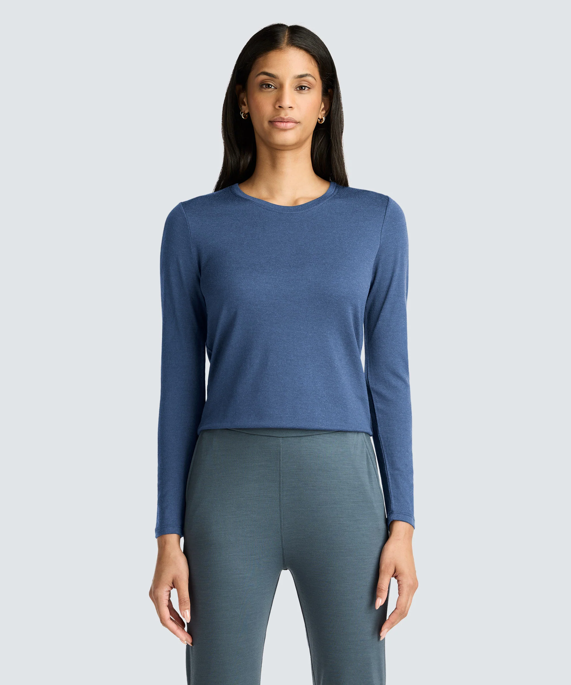 Women's Long Sleeve Merino Crew - Image 40