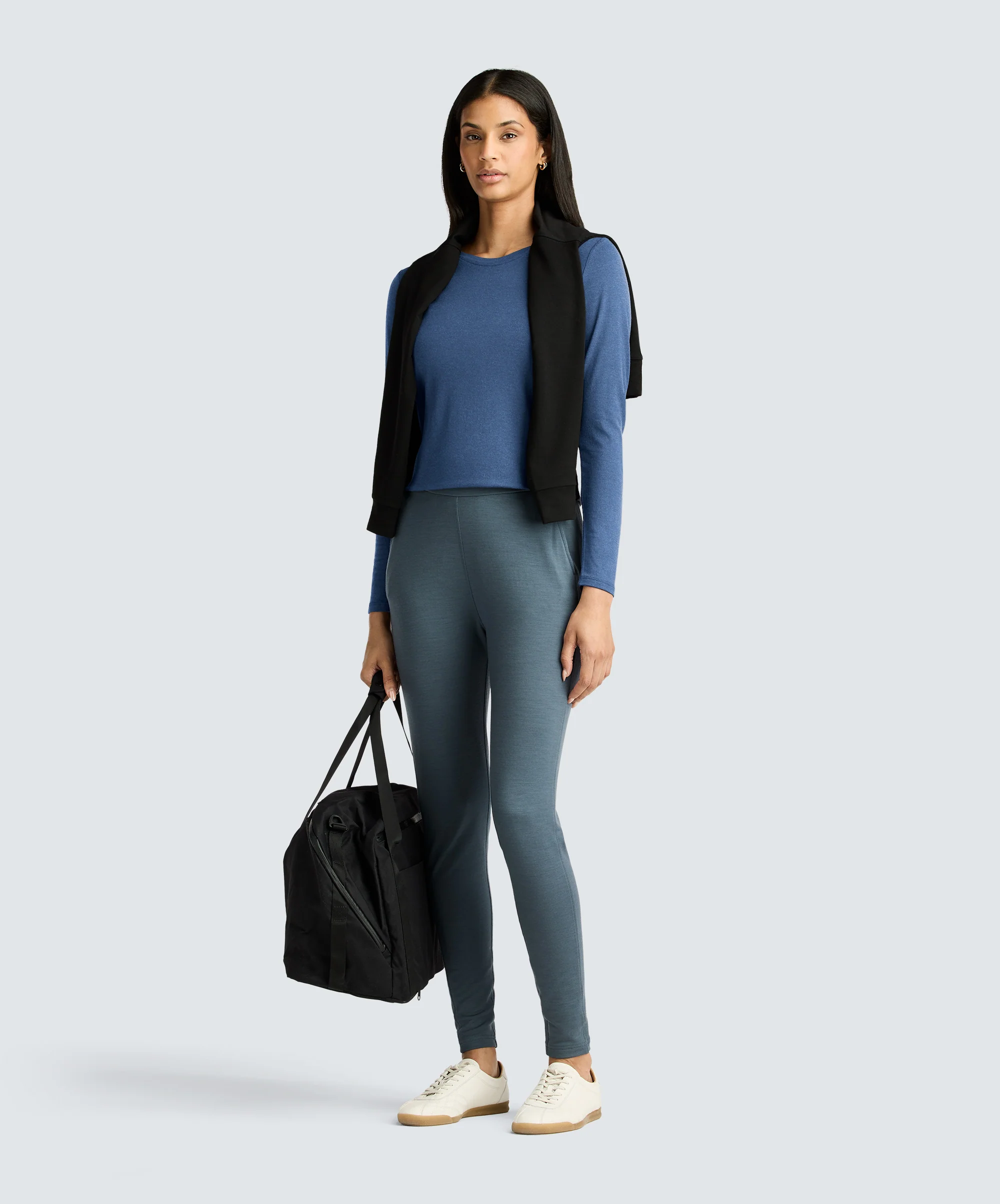 Women's Long Sleeve Merino Crew - Image 41