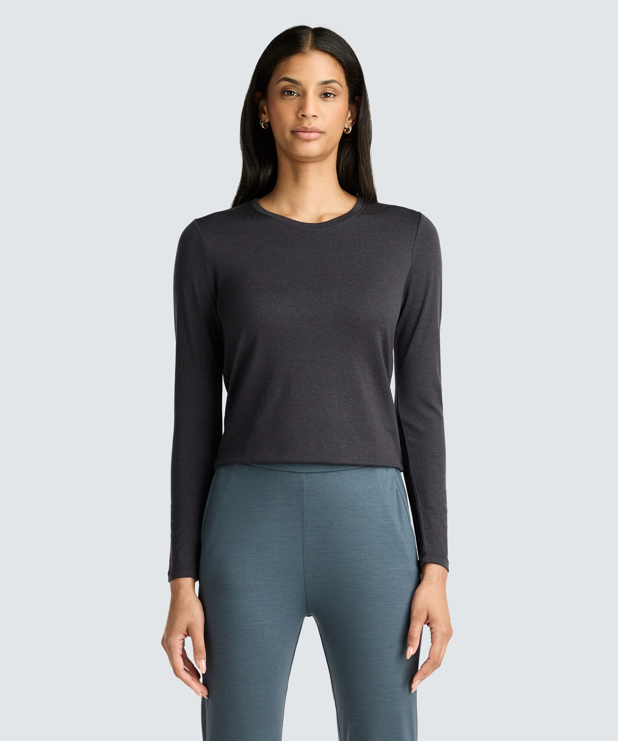 Women's Long Sleeve Merino Crew - Image 45