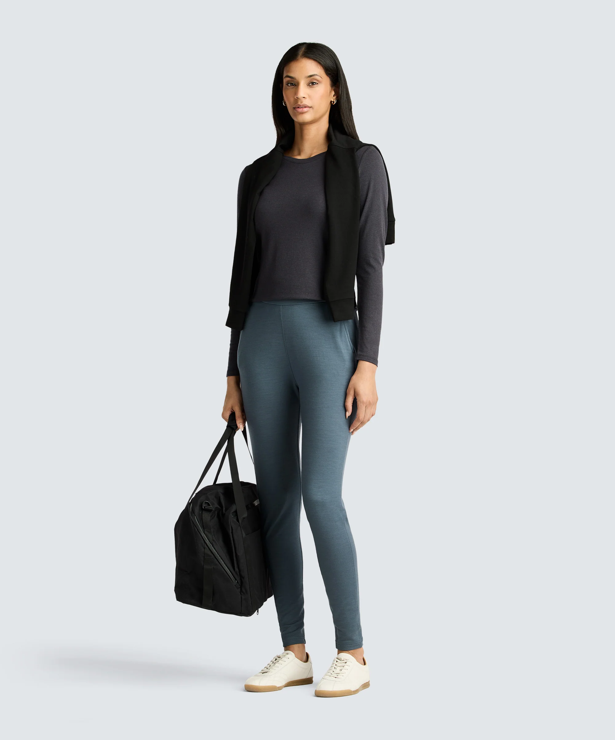 Women's Long Sleeve Merino Crew - Image 46
