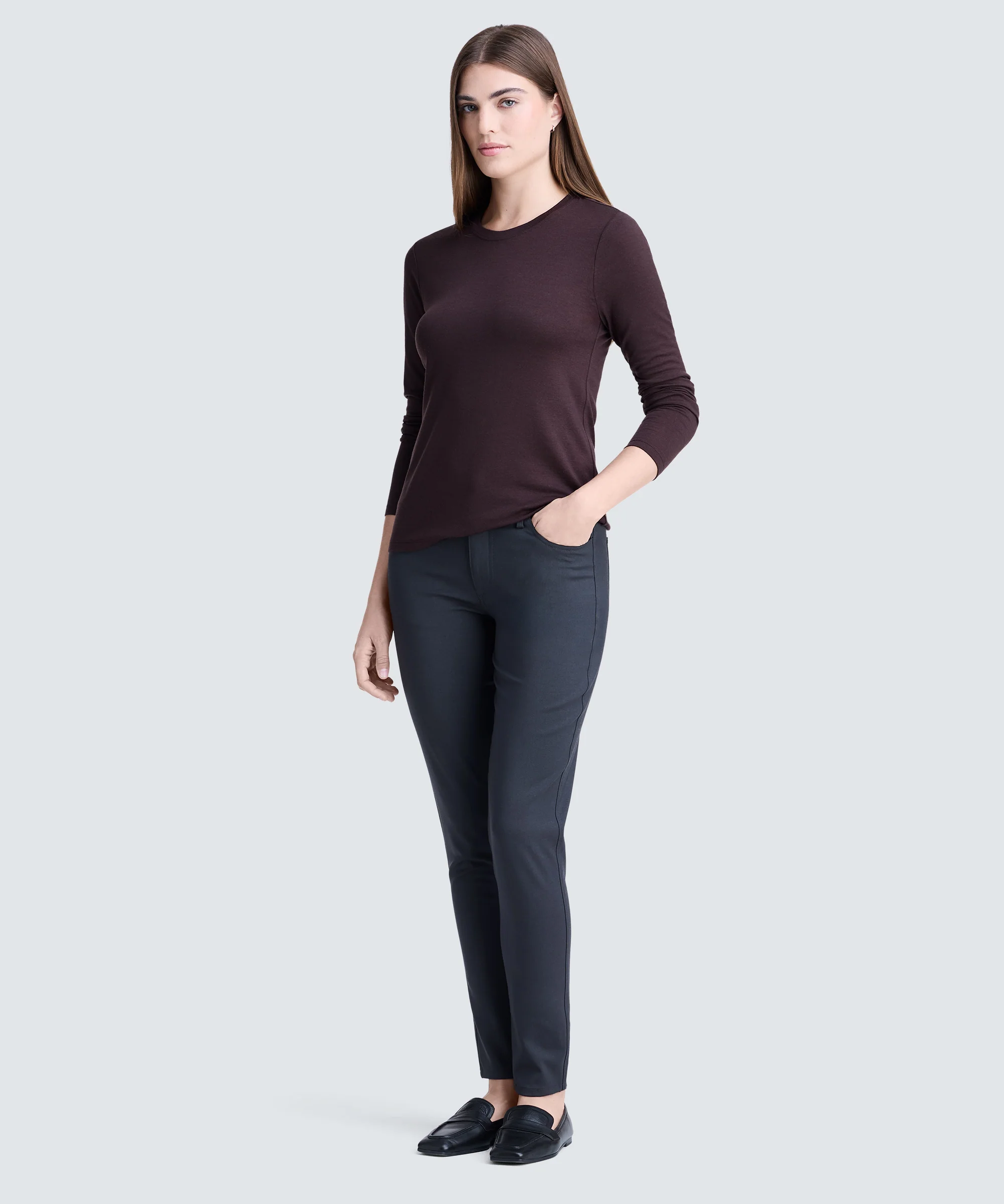Women's Long Sleeve Merino Crew - Image 56