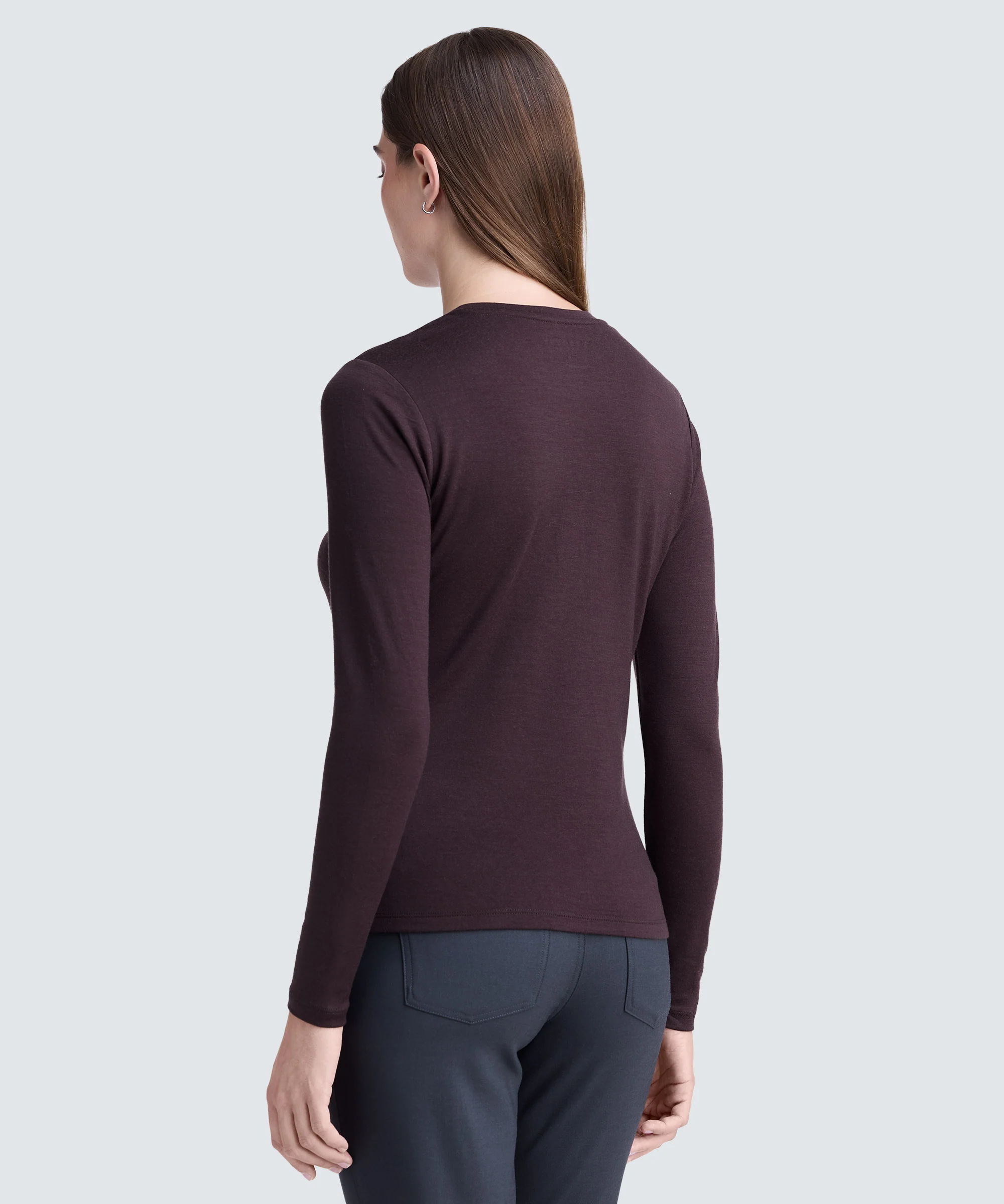 Women's Long Sleeve Merino Crew - Image 58