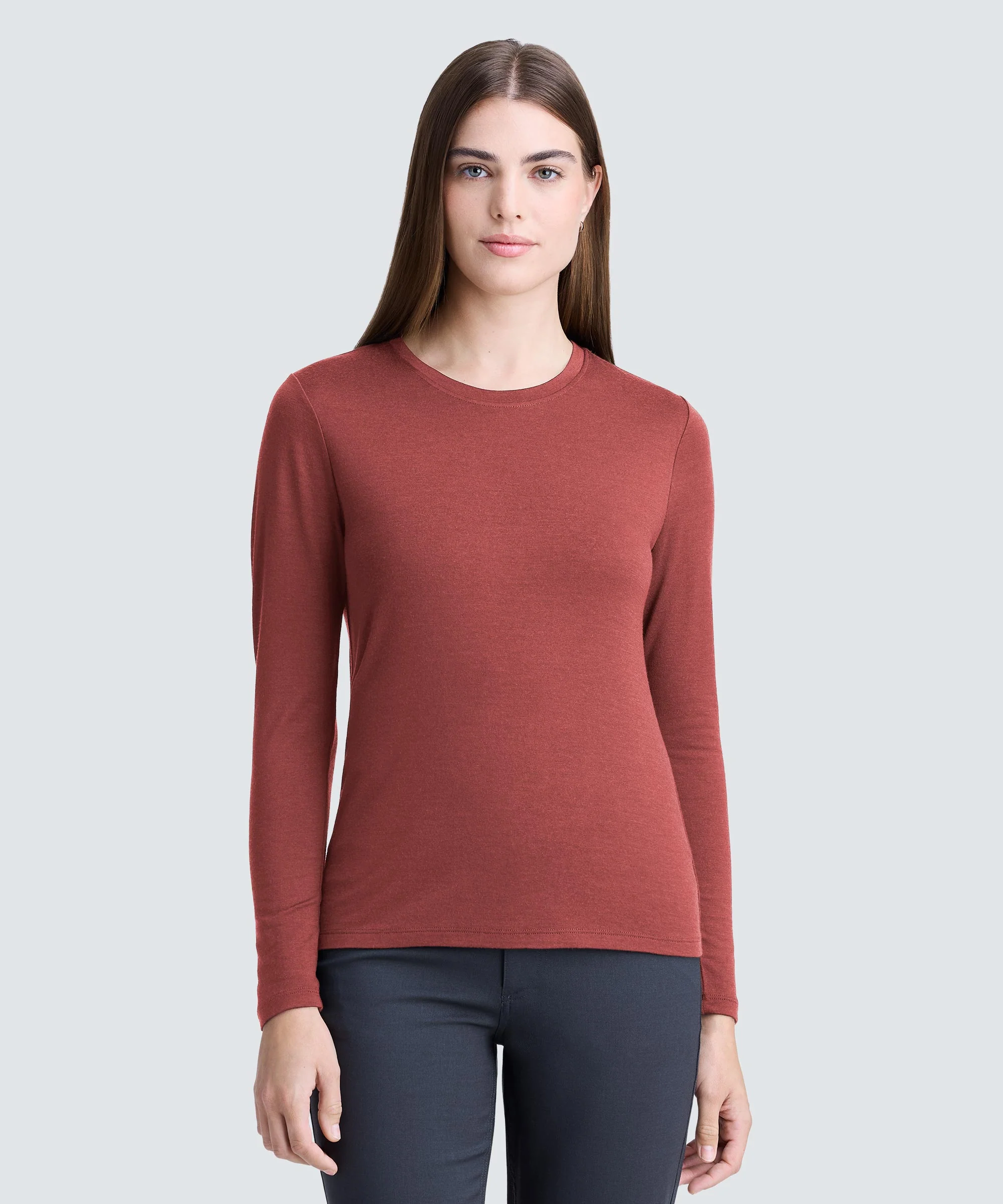 Women's Long Sleeve Merino Crew - Image 64