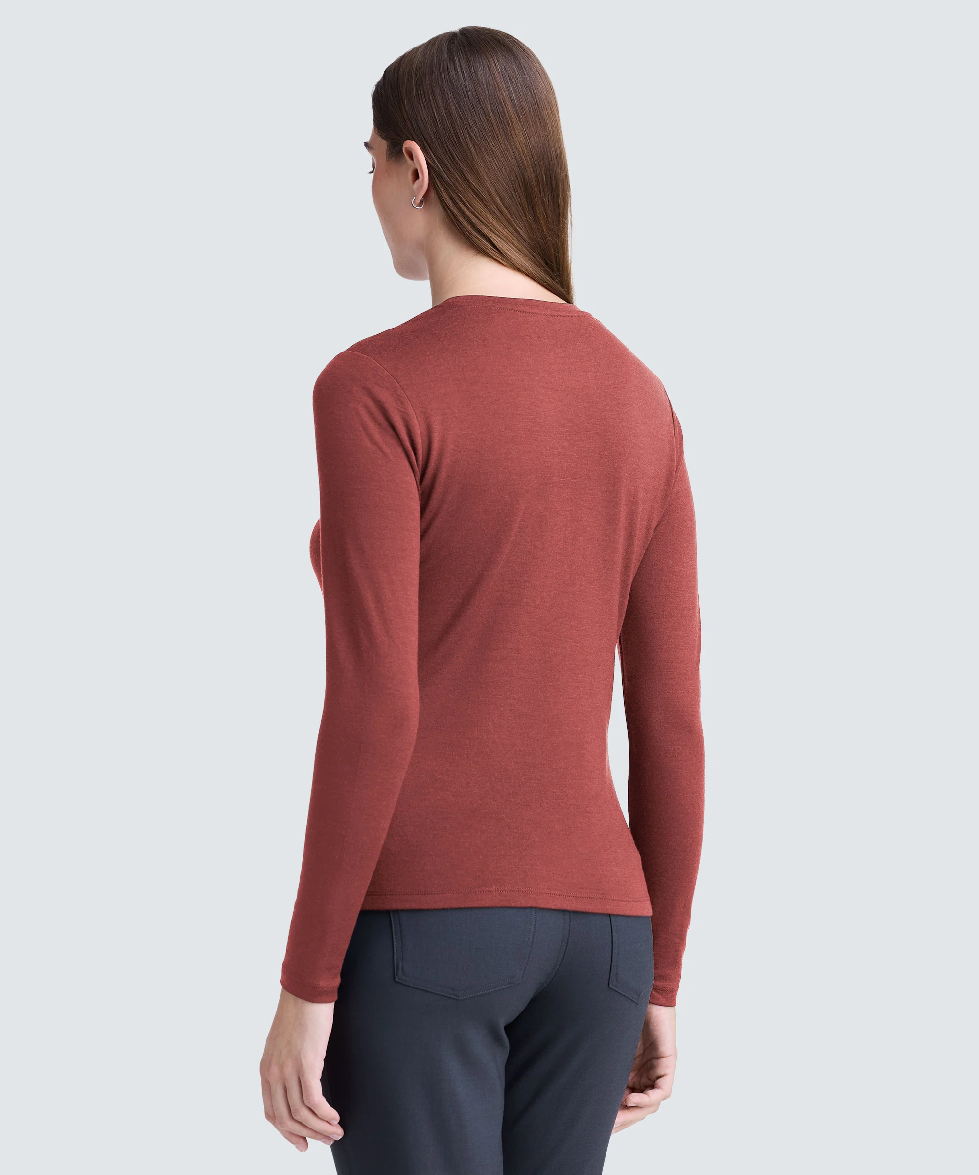Women's Long Sleeve Merino Crew - Image 67