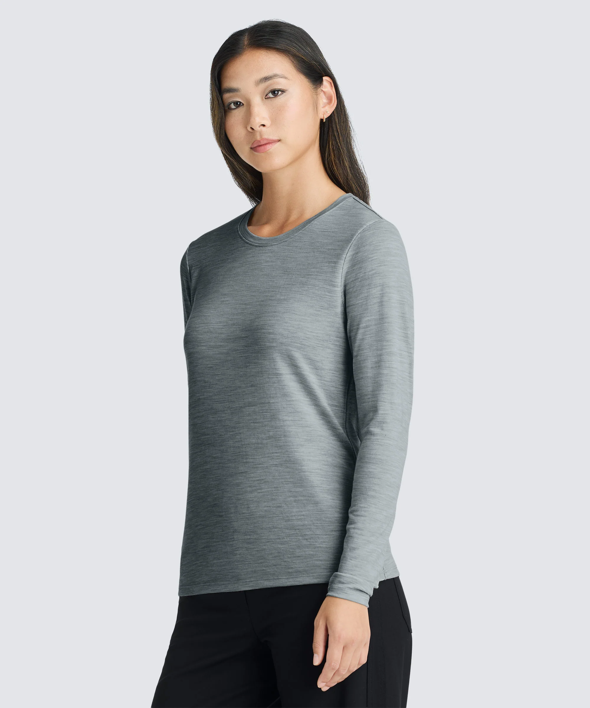 Women's Long Sleeve Merino Crew - Image 71