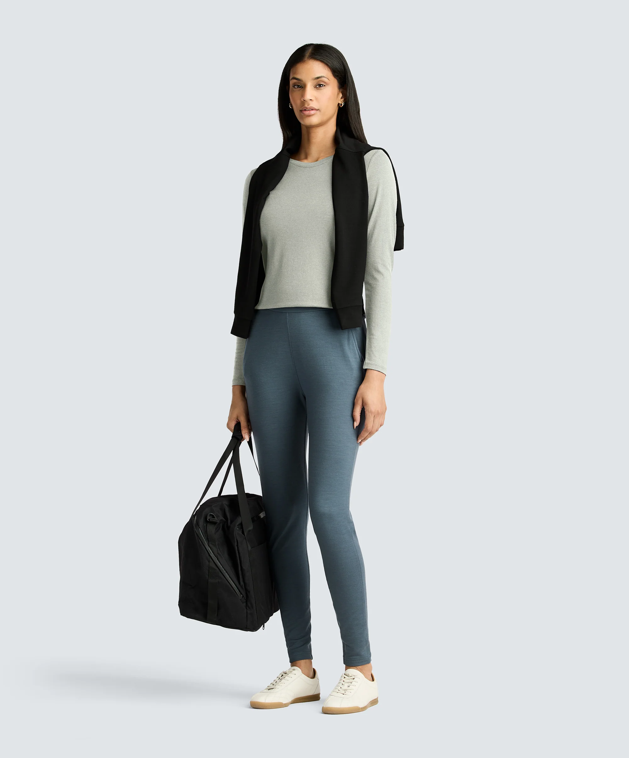Women's Long Sleeve Merino Crew - Image 76