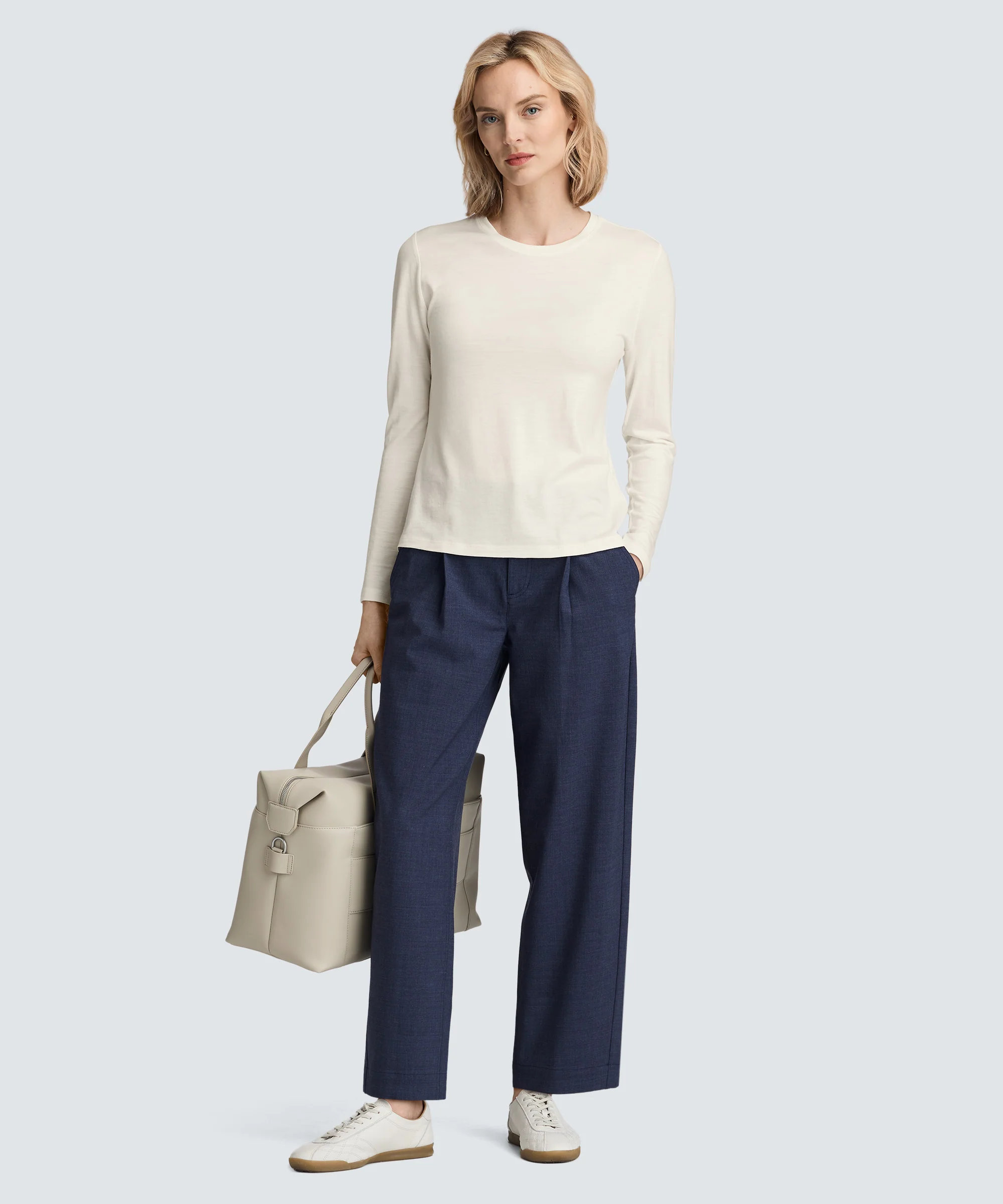 Women's Long Sleeve Merino Crew - Image 8