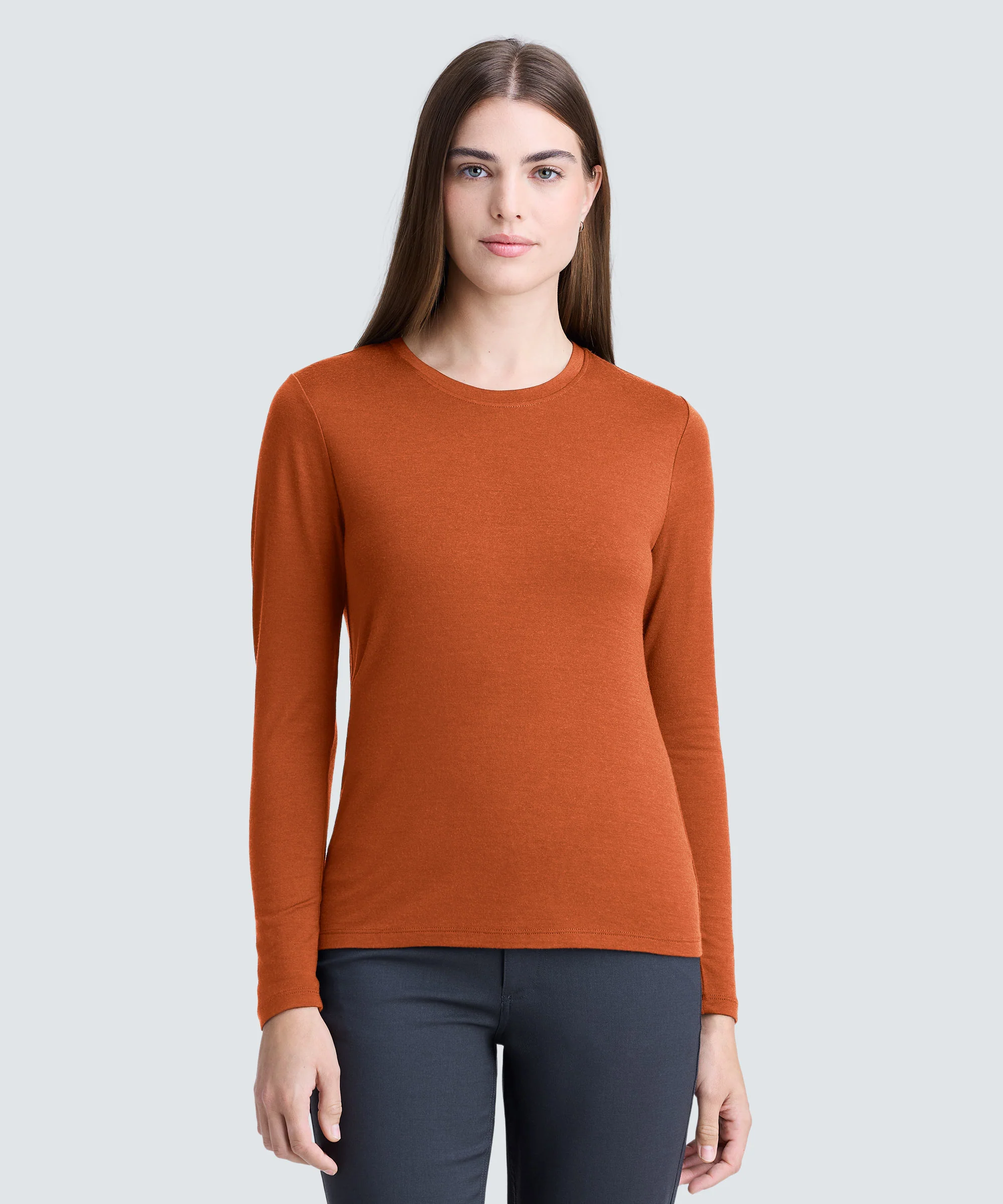 Women's Long Sleeve Merino Crew - Image 90