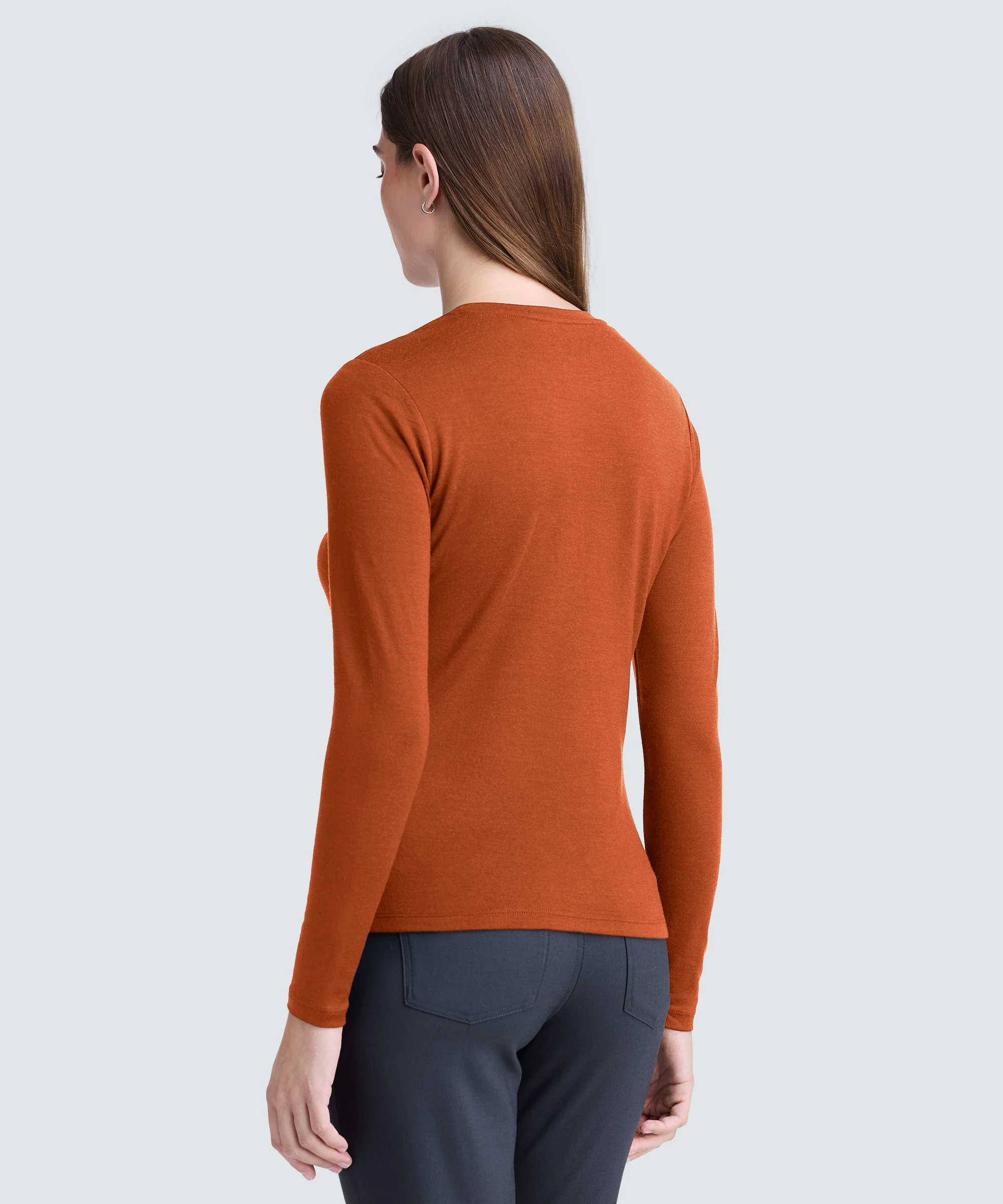 Women's Long Sleeve Merino Crew - Image 93