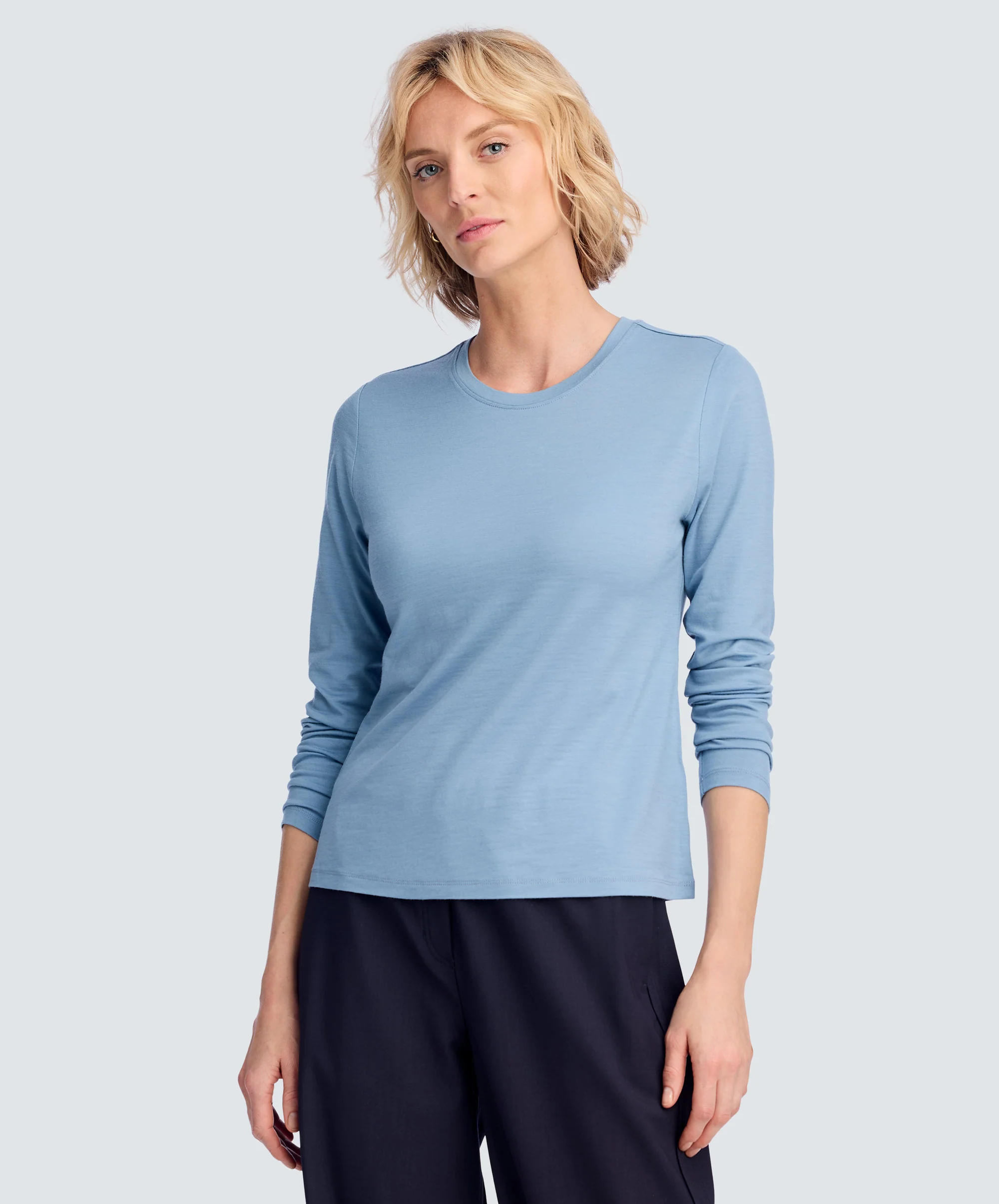 Women's Long Sleeve Merino Crew - Image 95