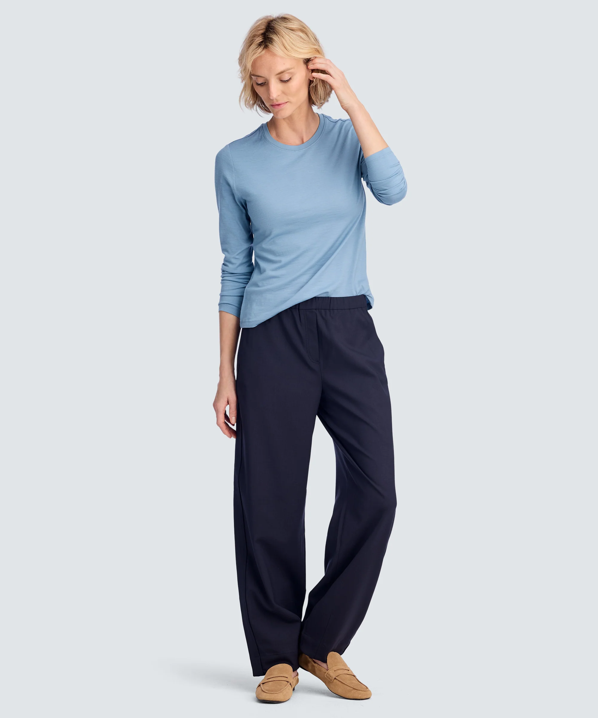 Women's Long Sleeve Merino Crew - Image 96