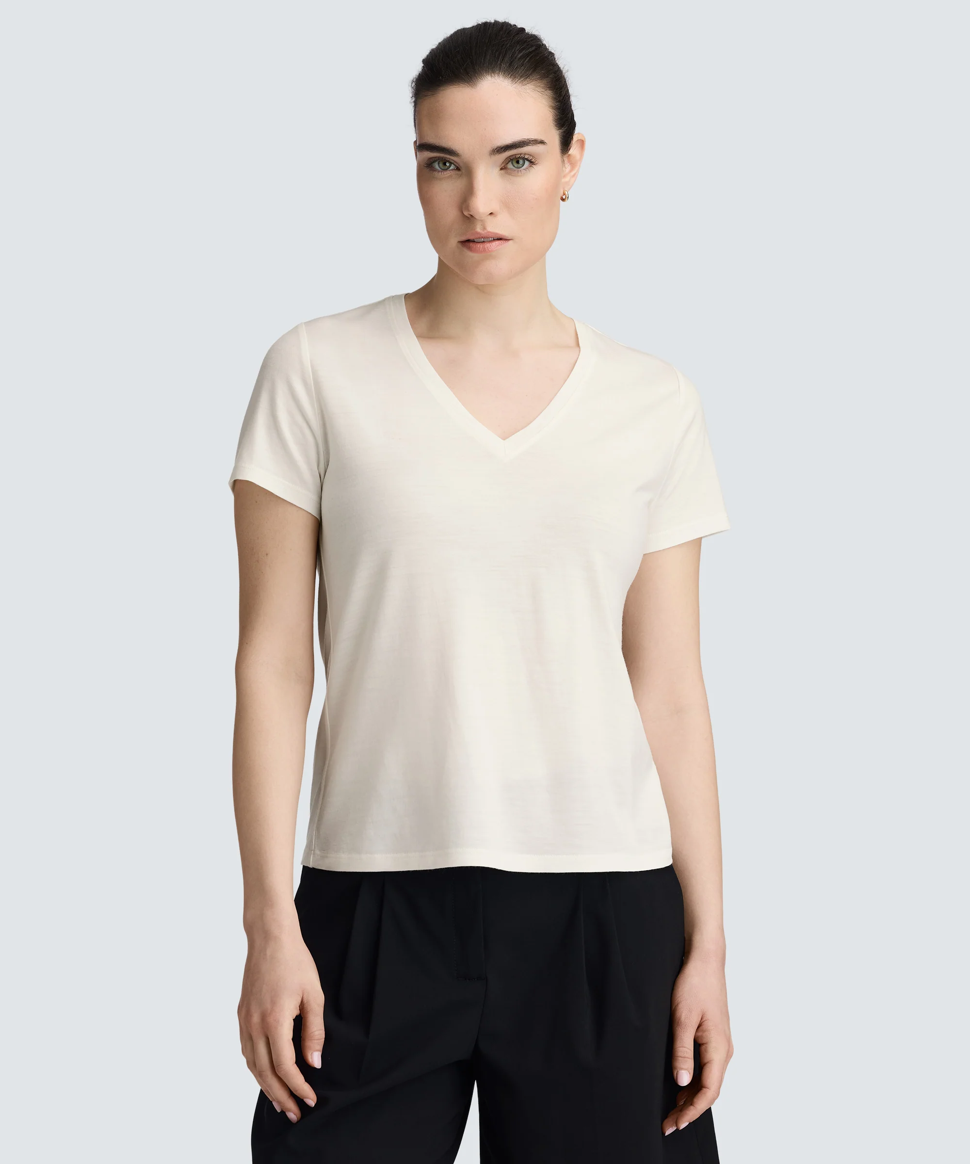 Women's Merino V-Neck T-Shirt - Image 101