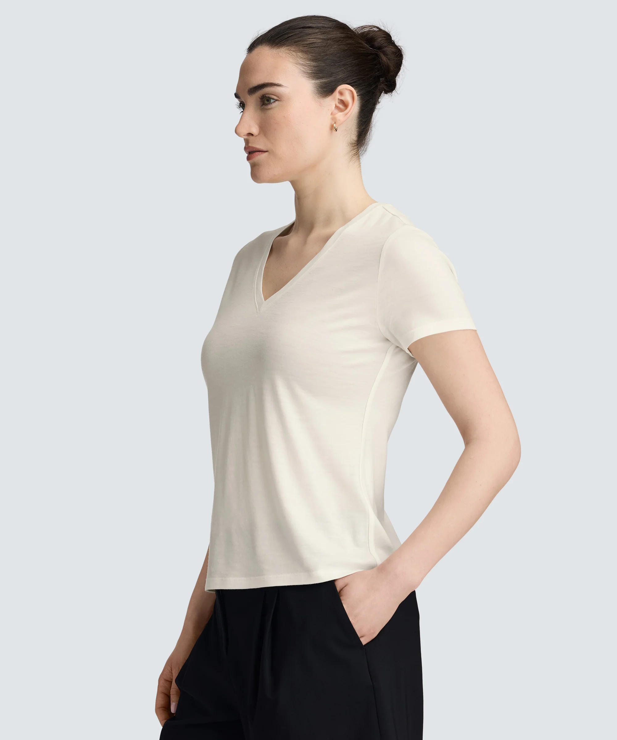 Women's Merino V-Neck T-Shirt - Image 104