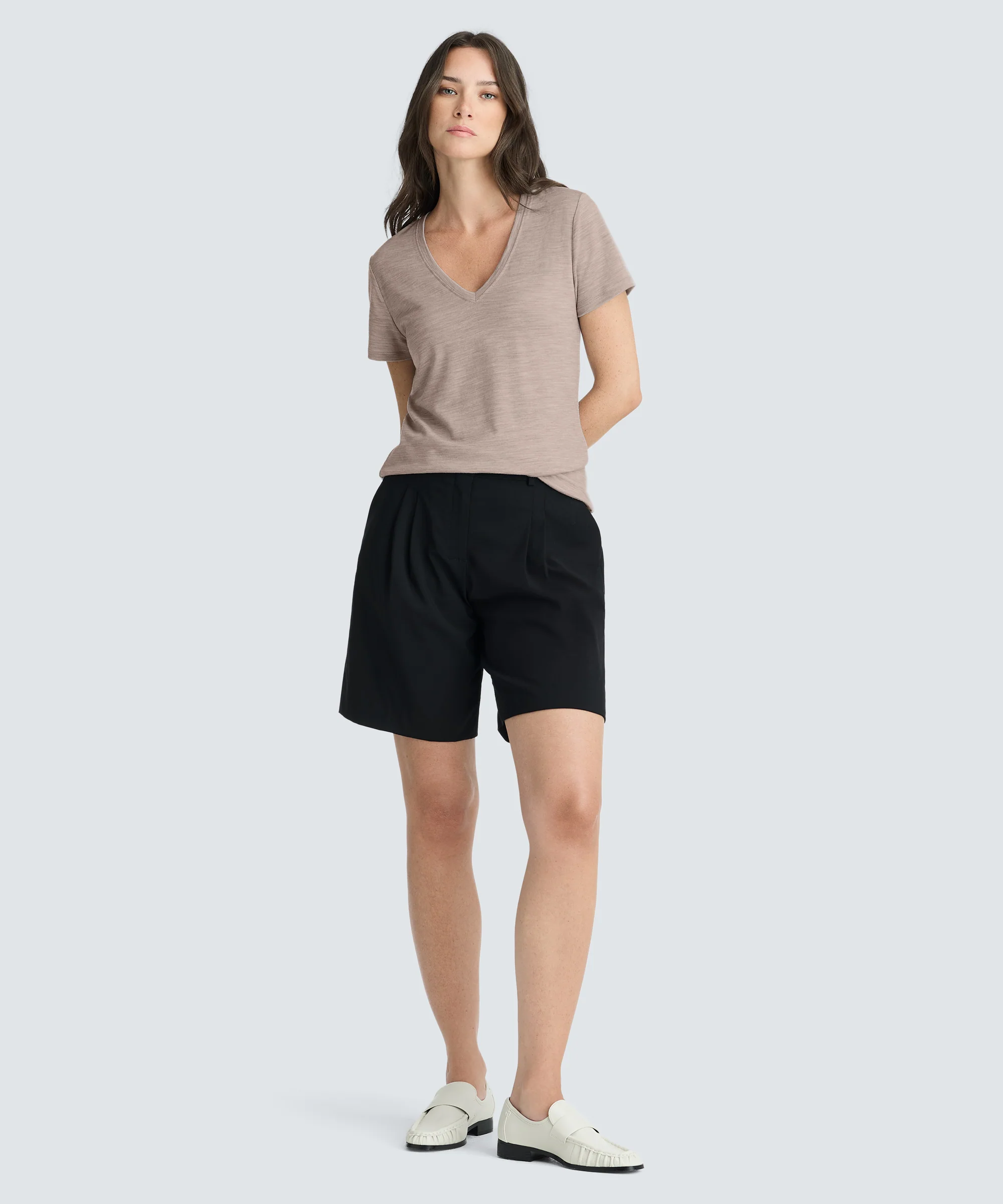 Women's Merino V-Neck T-Shirt - Image 108
