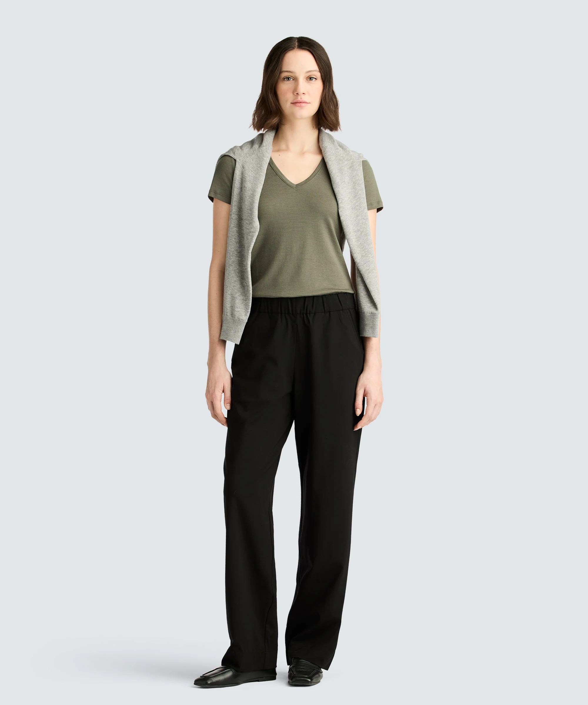 Women's Merino V-Neck T-Shirt - Image 29