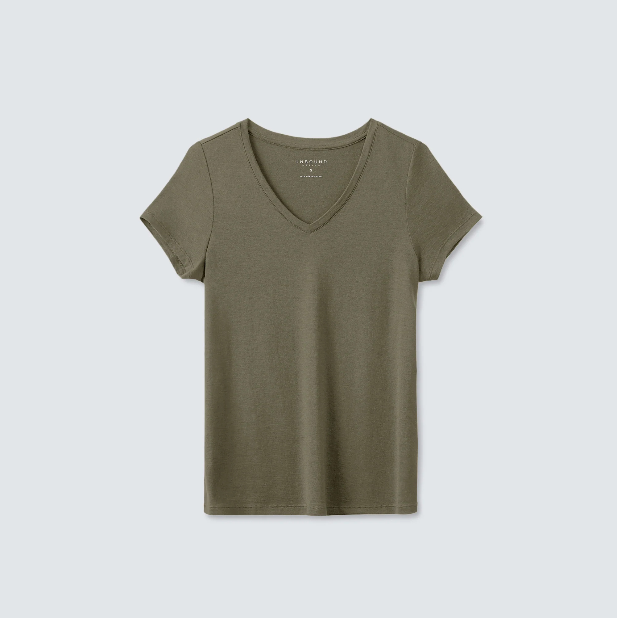 Women's Merino V-Neck T-Shirt - Image 32
