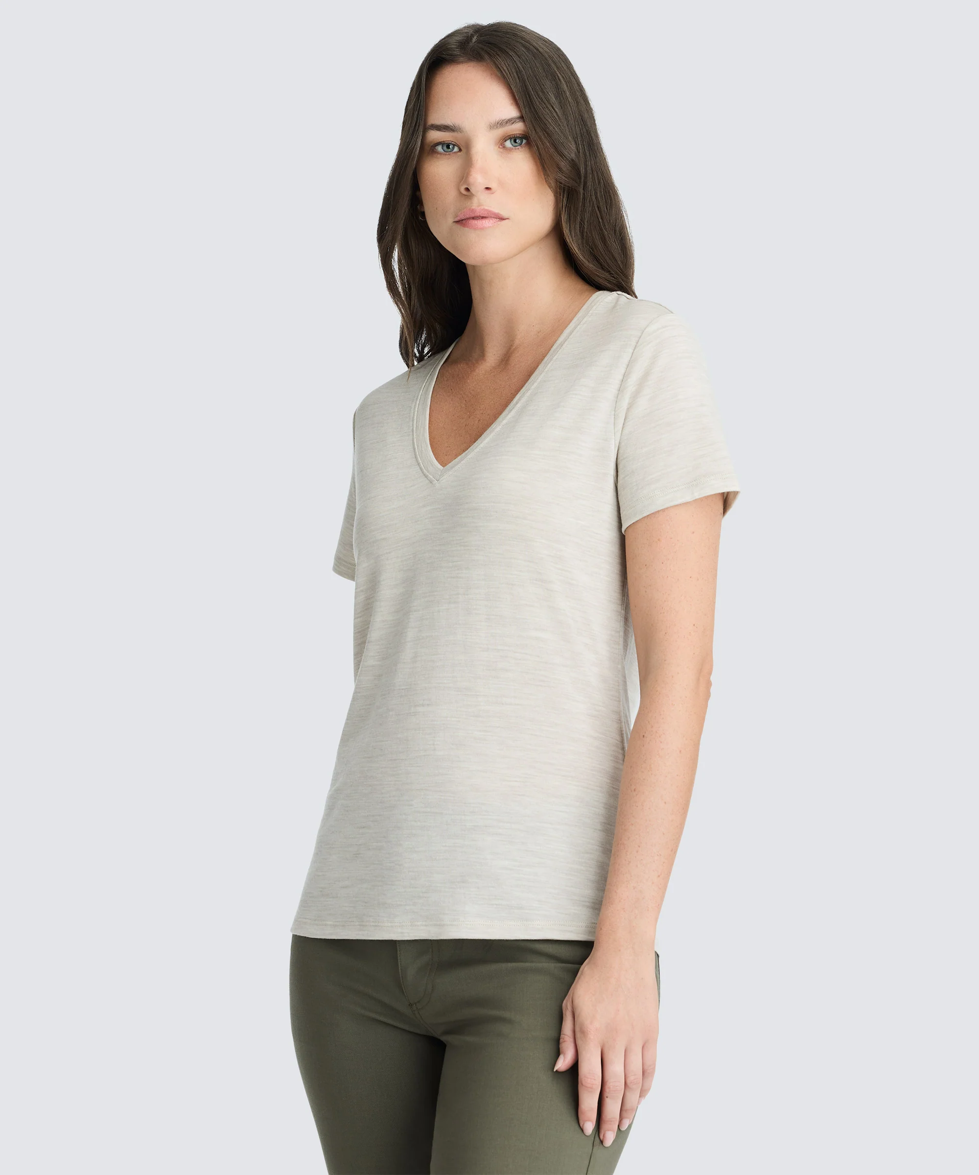 Women's Merino V-Neck T-Shirt - Image 36