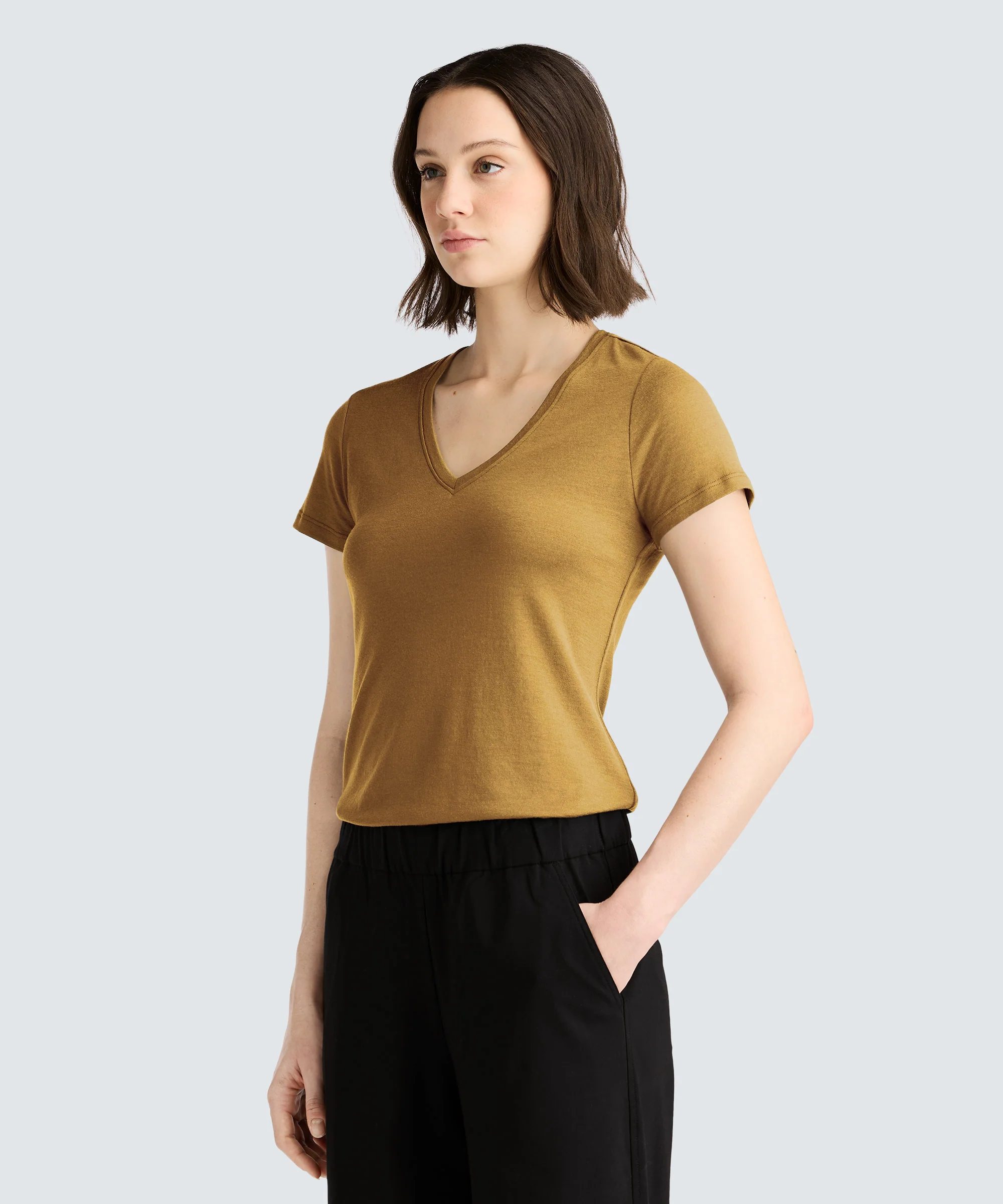 Women's Merino V-Neck T-Shirt - Image 43