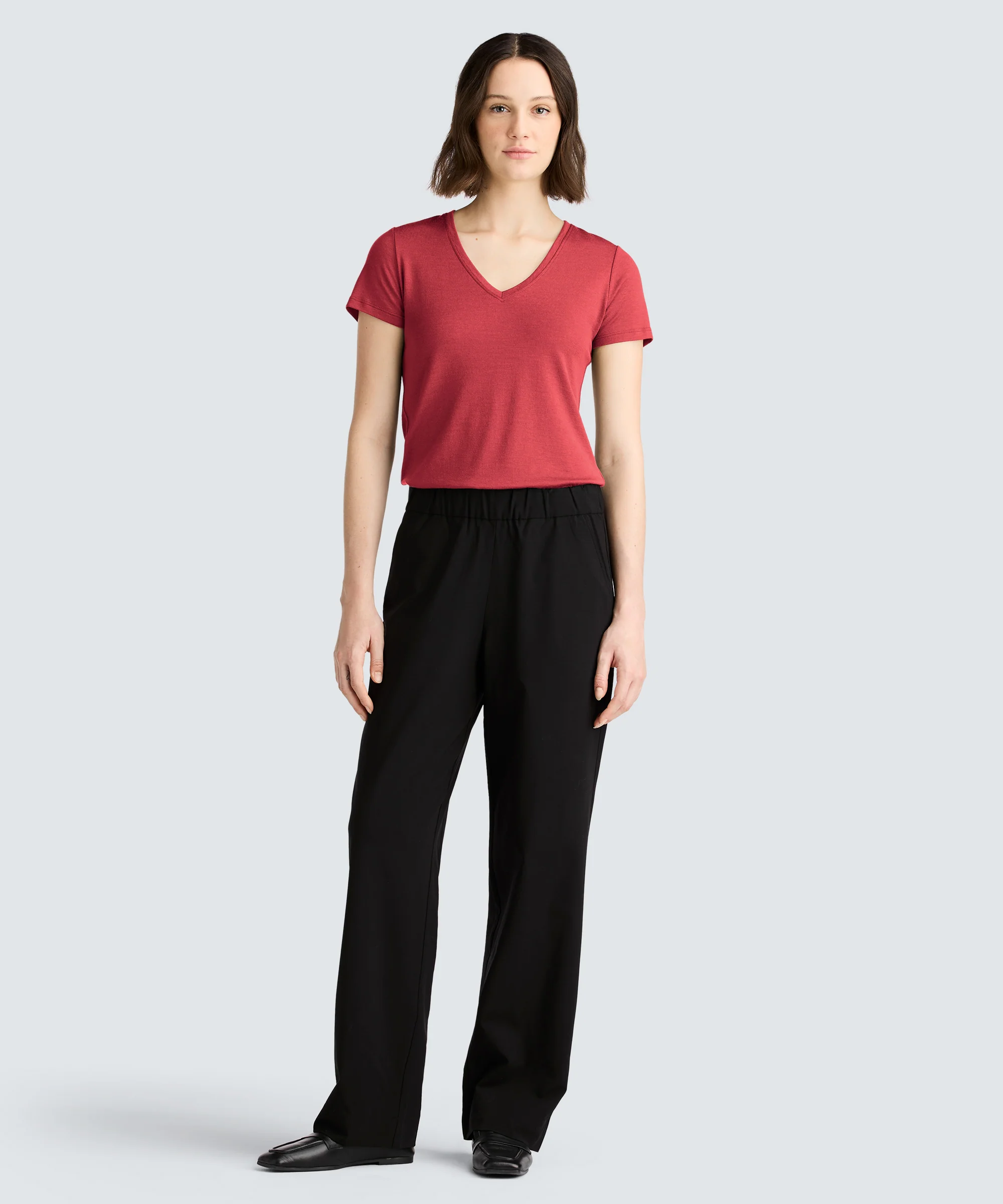 Women's Merino V-Neck T-Shirt - Image 49