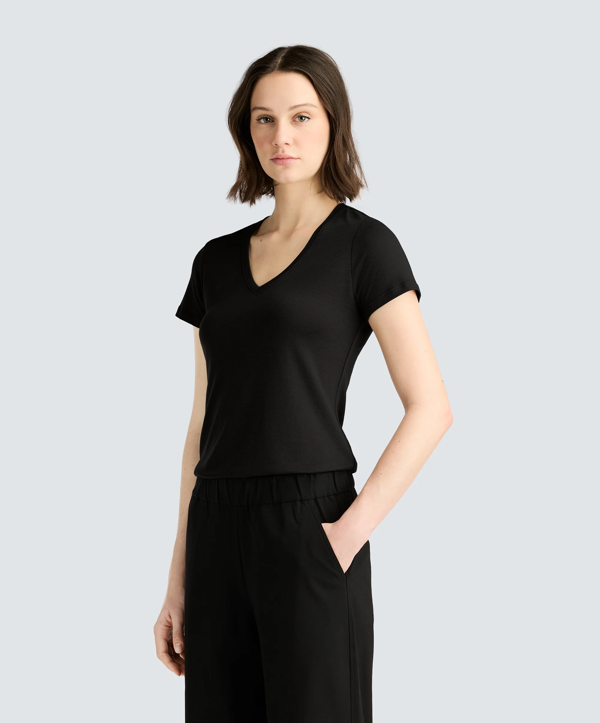 Women's Merino V-Neck T-Shirt - Image 53