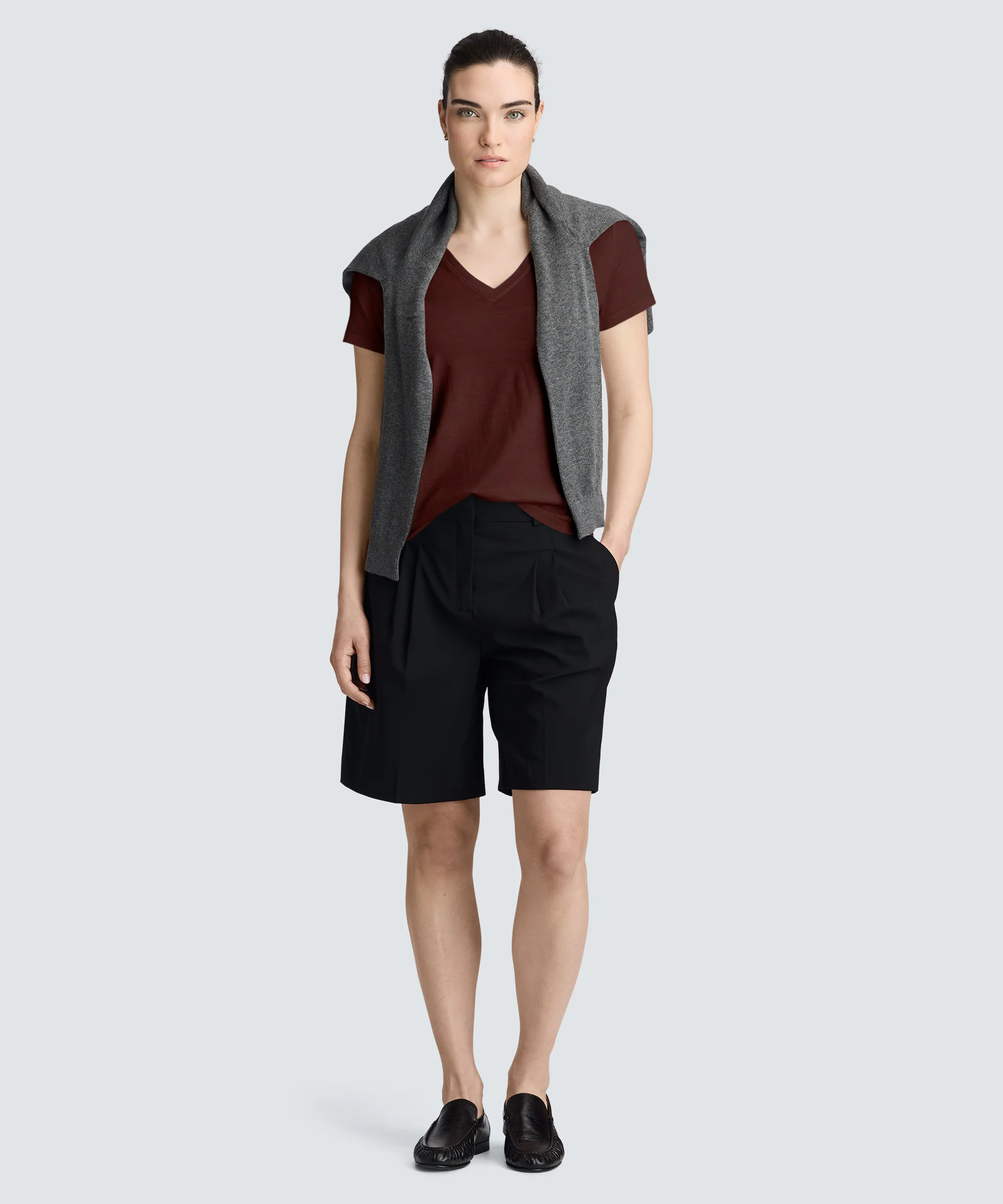 Women's Merino V-Neck T-Shirt - Image 59