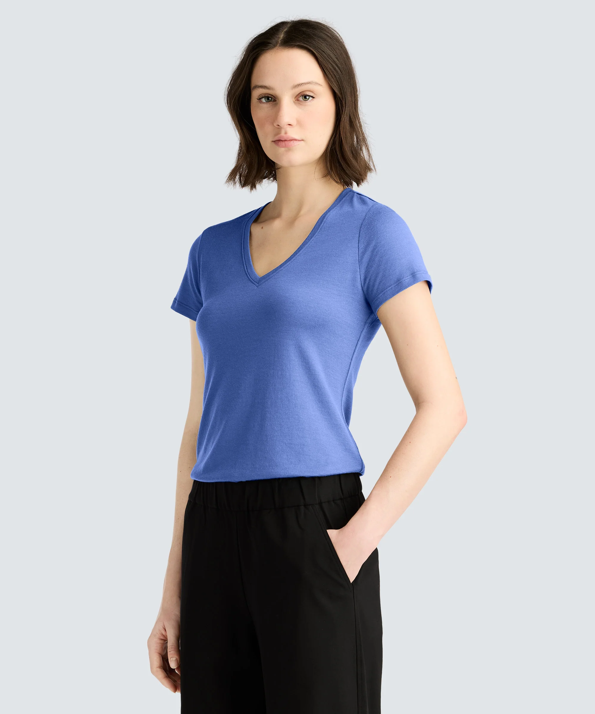 Women's Merino V-Neck T-Shirt - Image 70