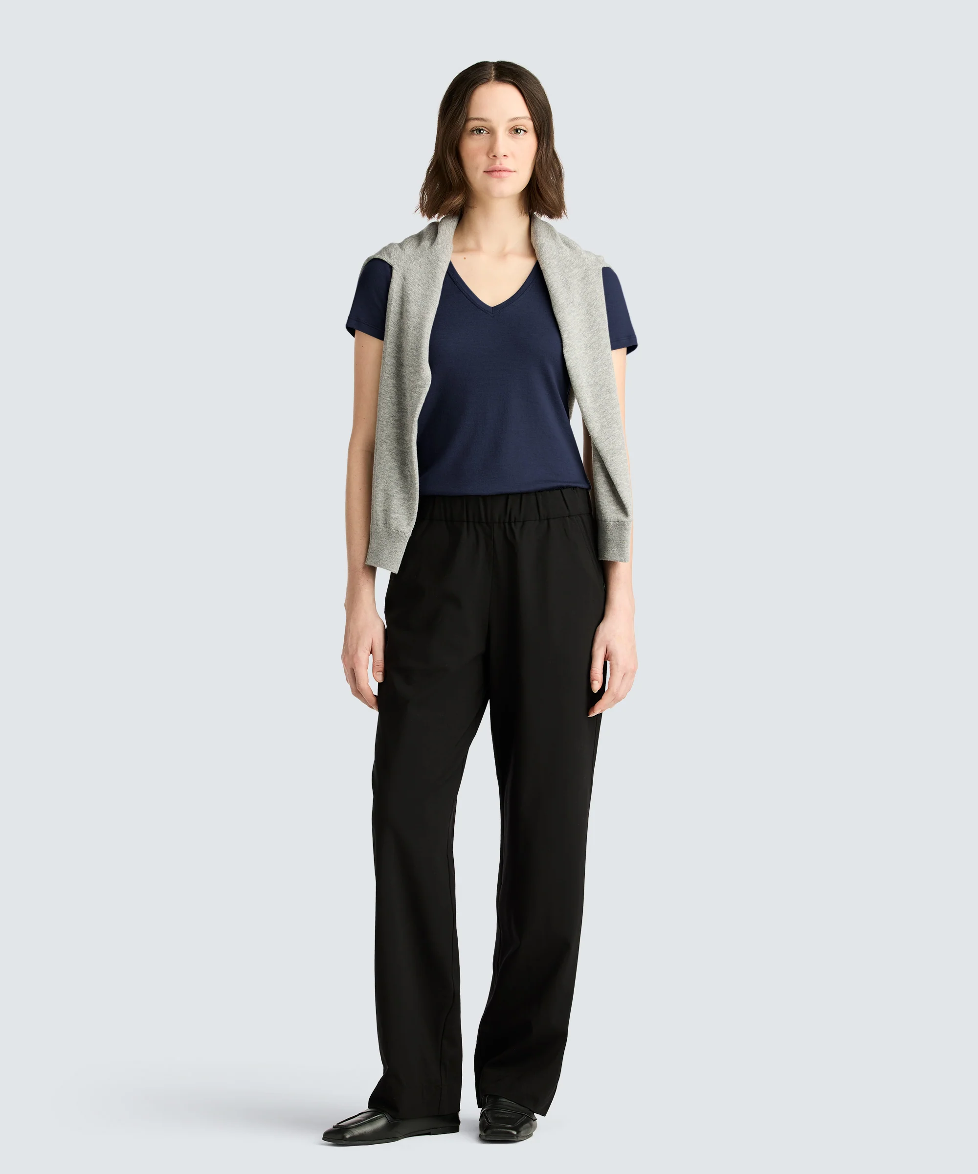 Women's Merino V-Neck T-Shirt - Image 8