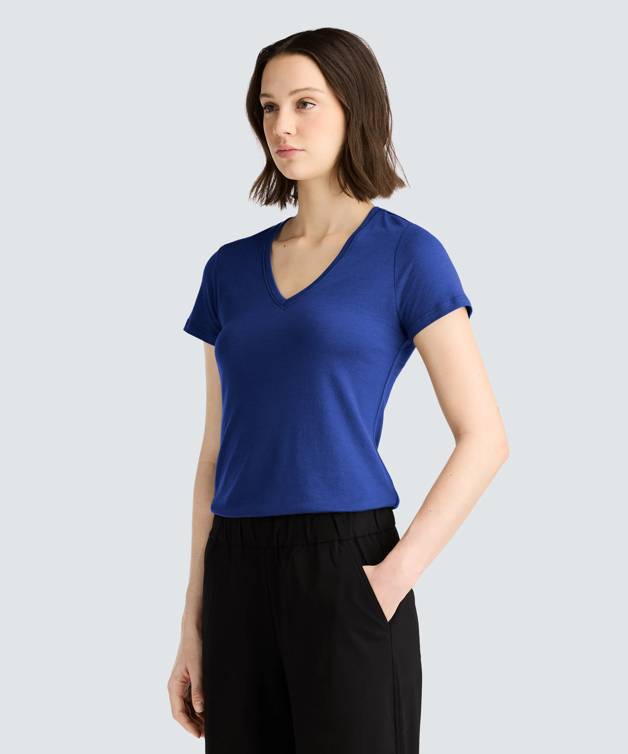 Women's Merino V-Neck T-Shirt - Image 80