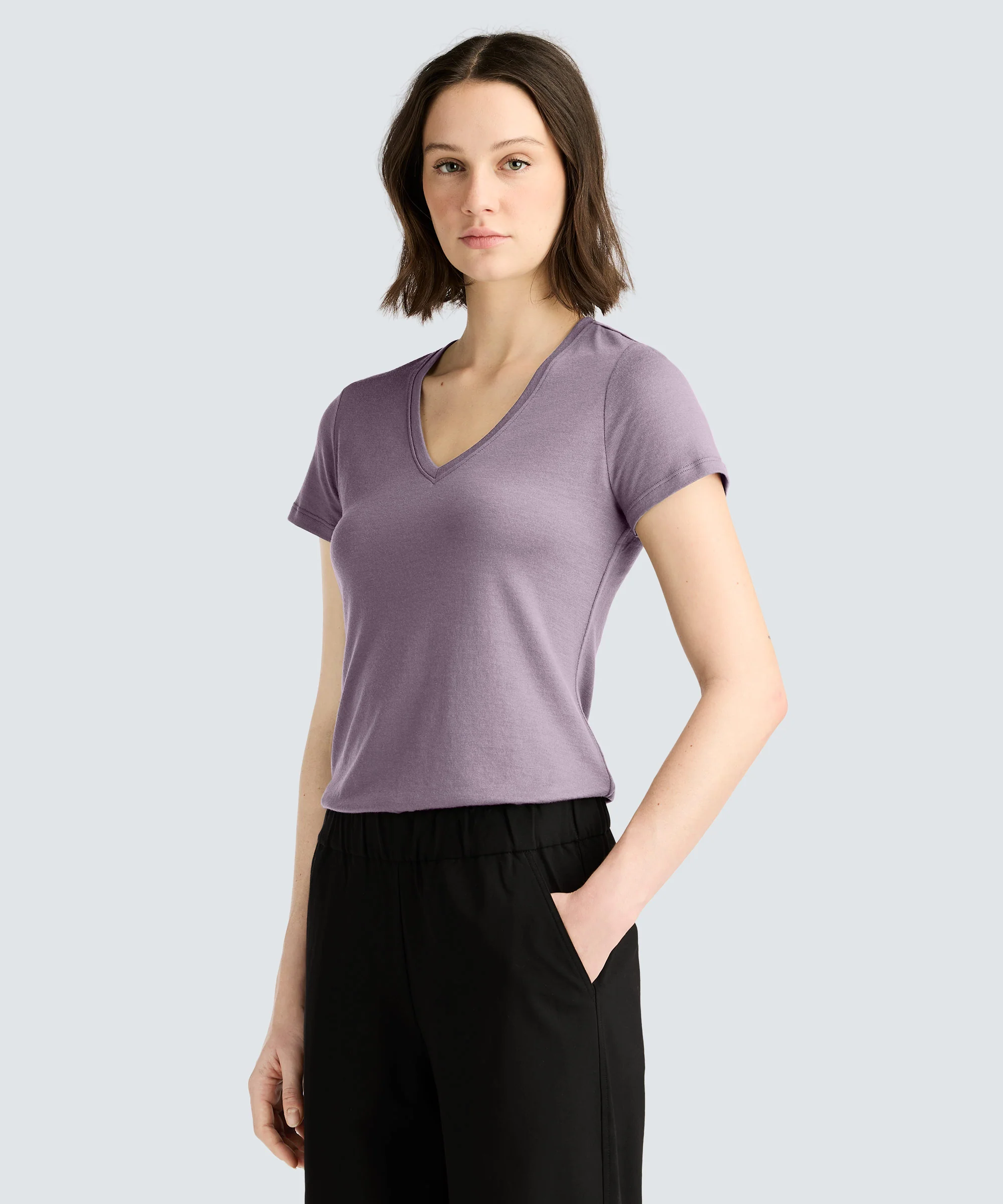 Women's Merino V-Neck T-Shirt - Image 85