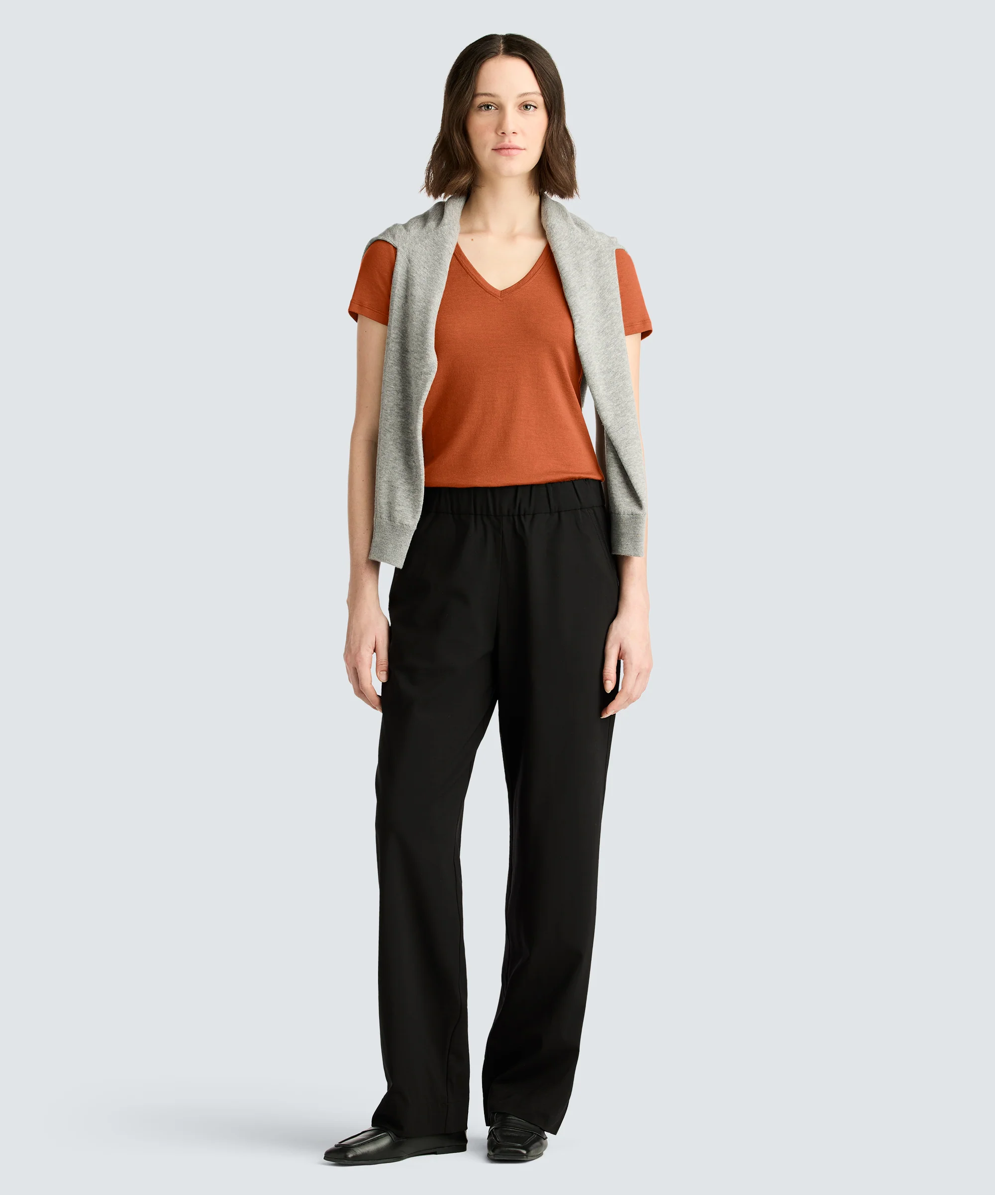 Women's Merino V-Neck T-Shirt - Image 91
