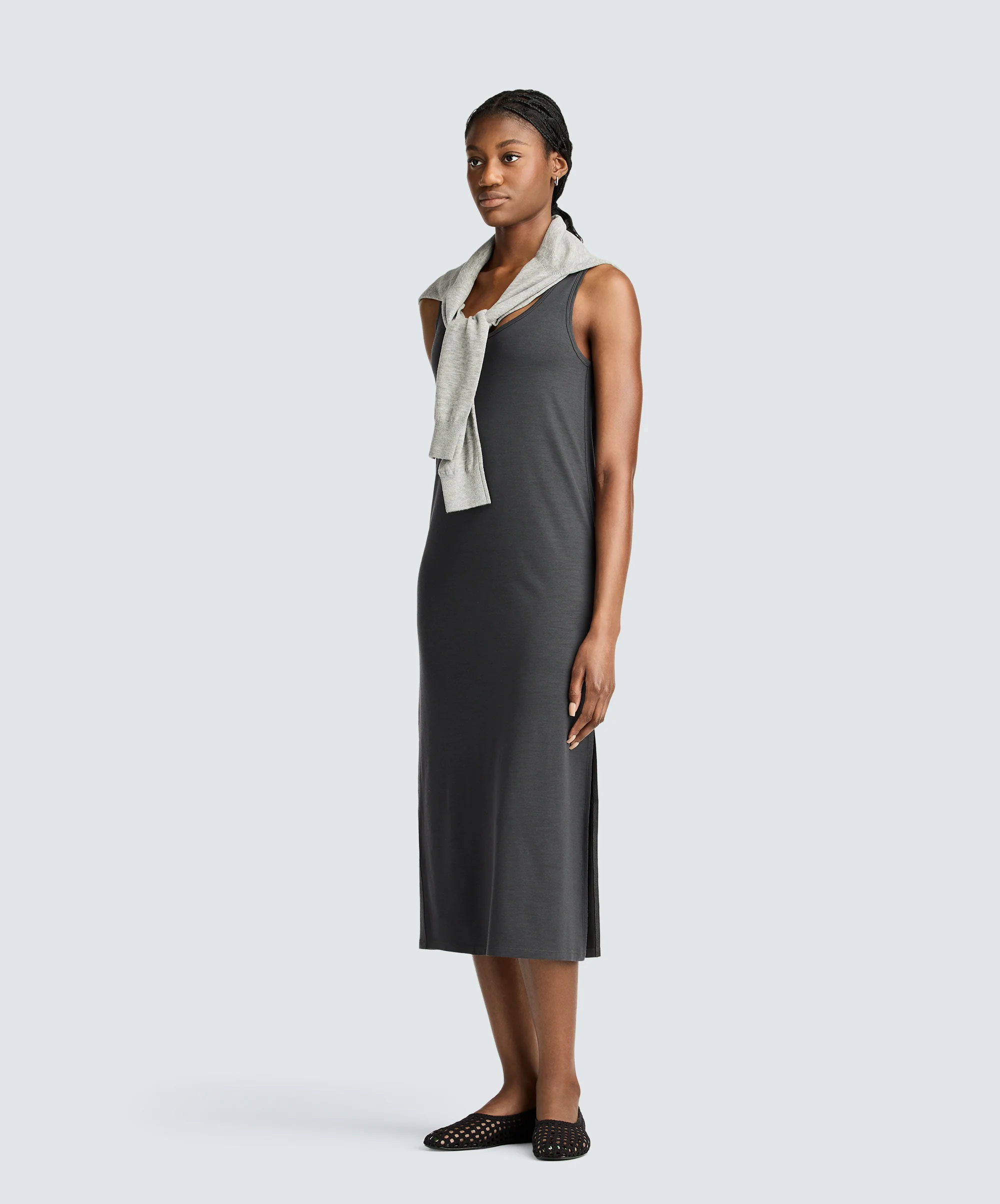 Women's Midi Merino Travel Dress - Image 13