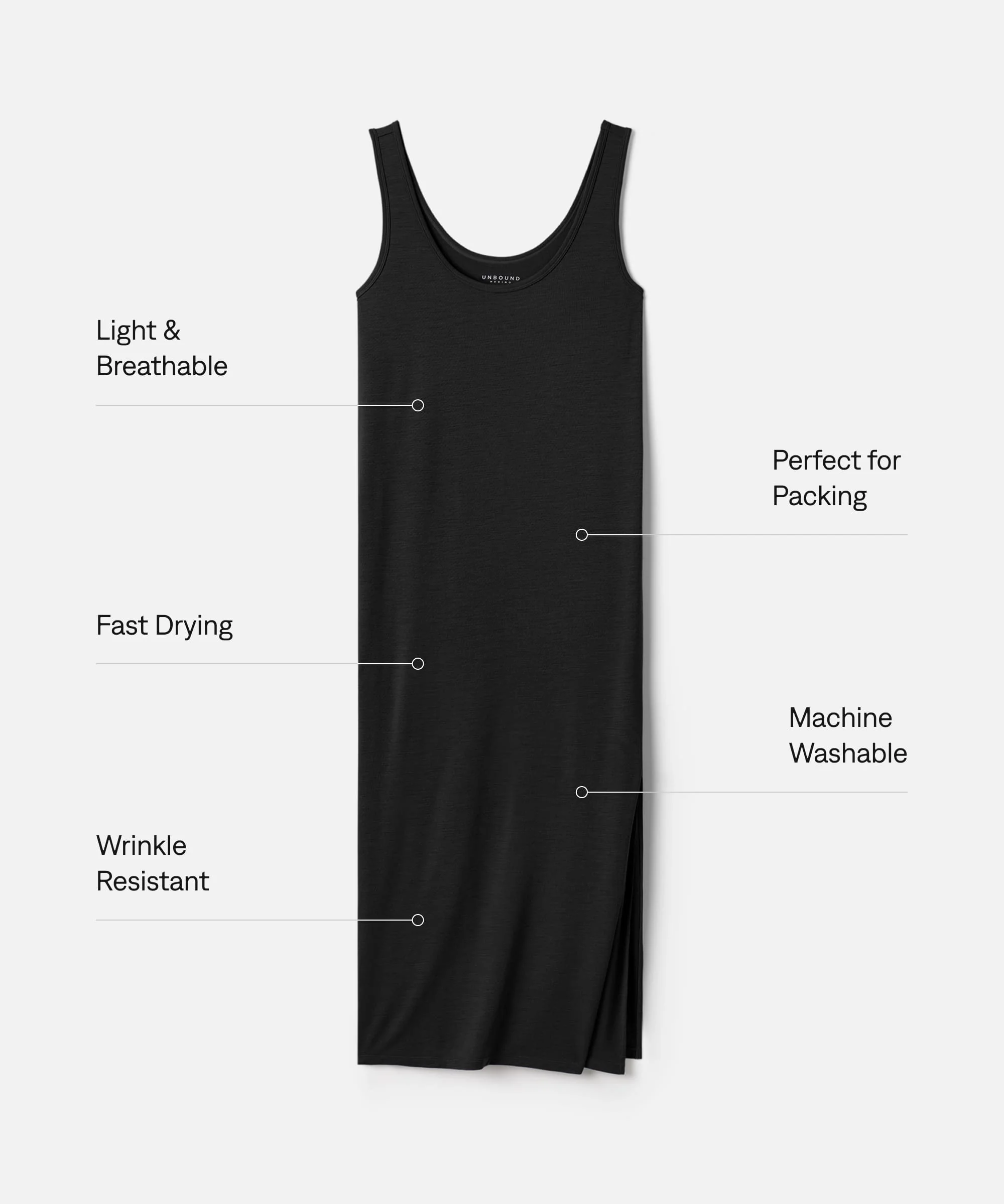 Women's Midi Merino Travel Dress - Image 21