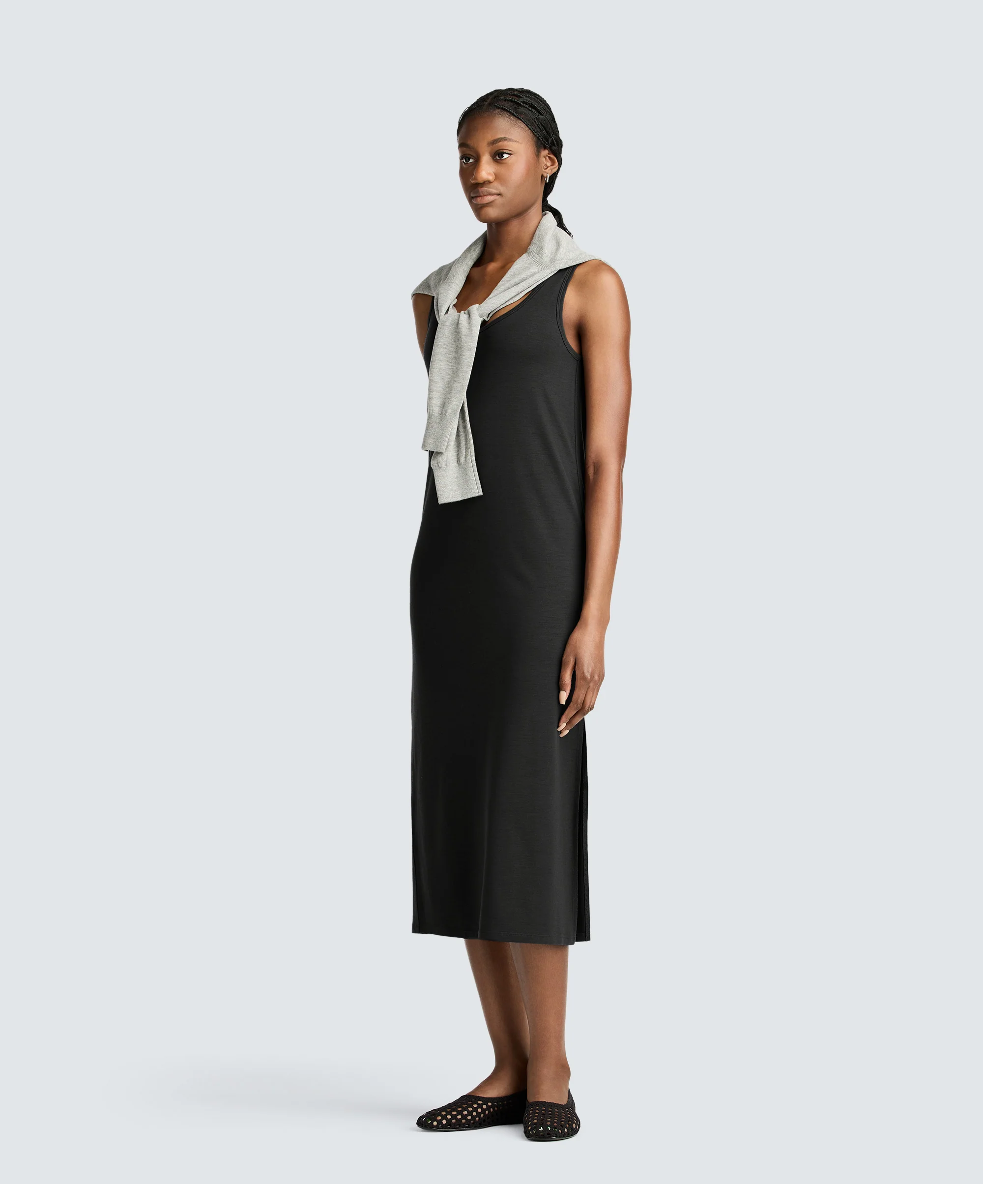Women's Midi Merino Travel Dress - Image 3