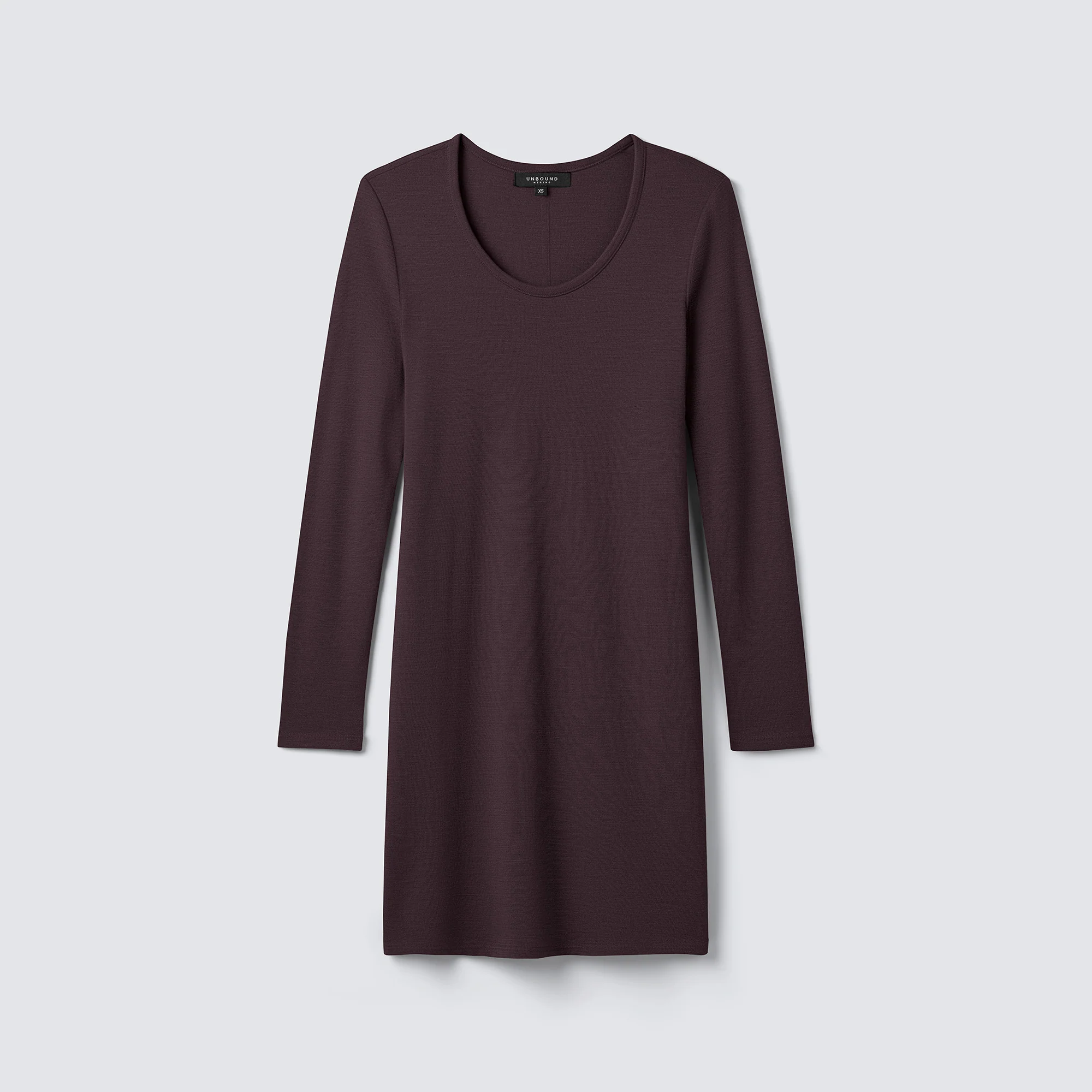 Women's Mini Merino Long Sleeve Dress - Image 13