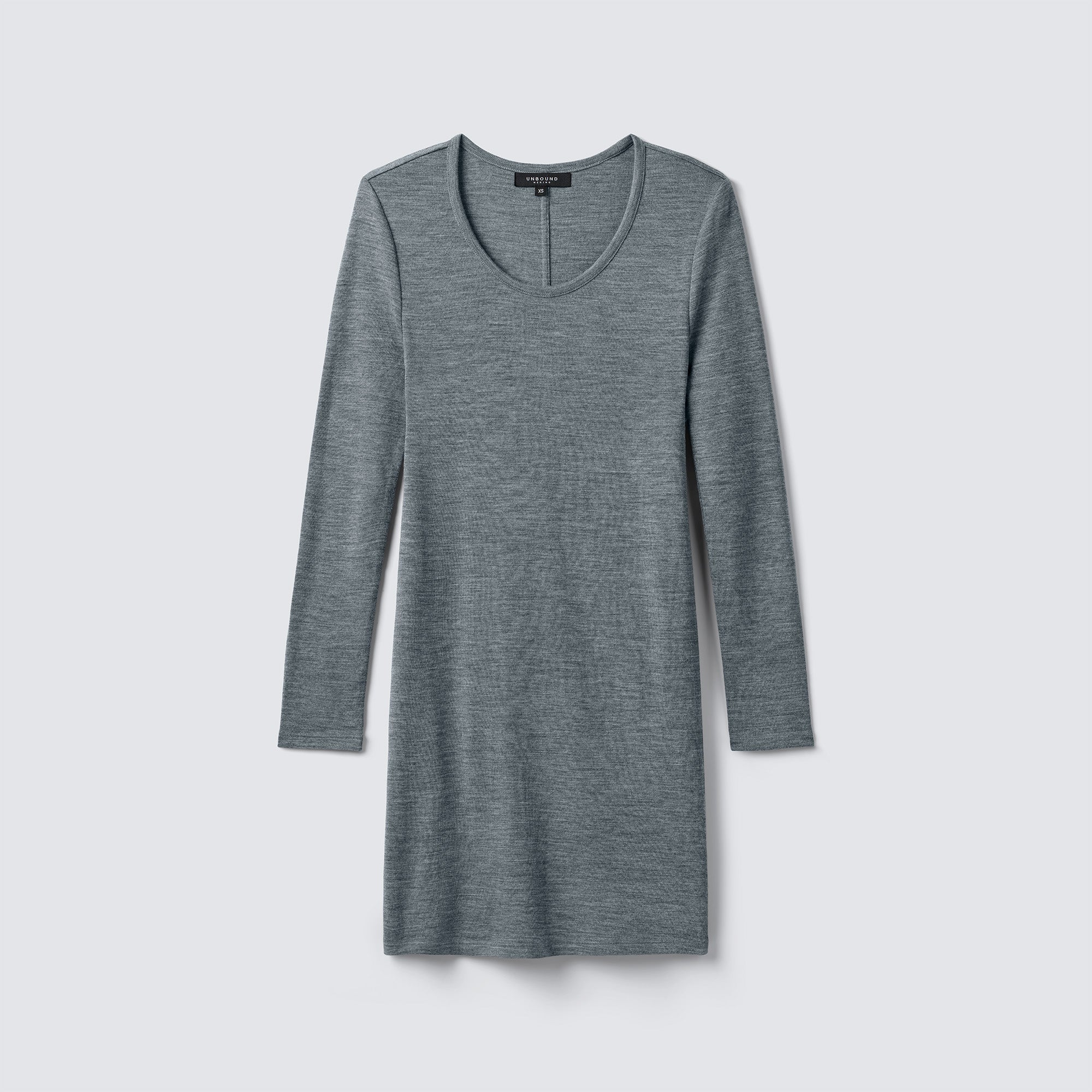 Women's Mini Merino Long Sleeve Dress - Image 19