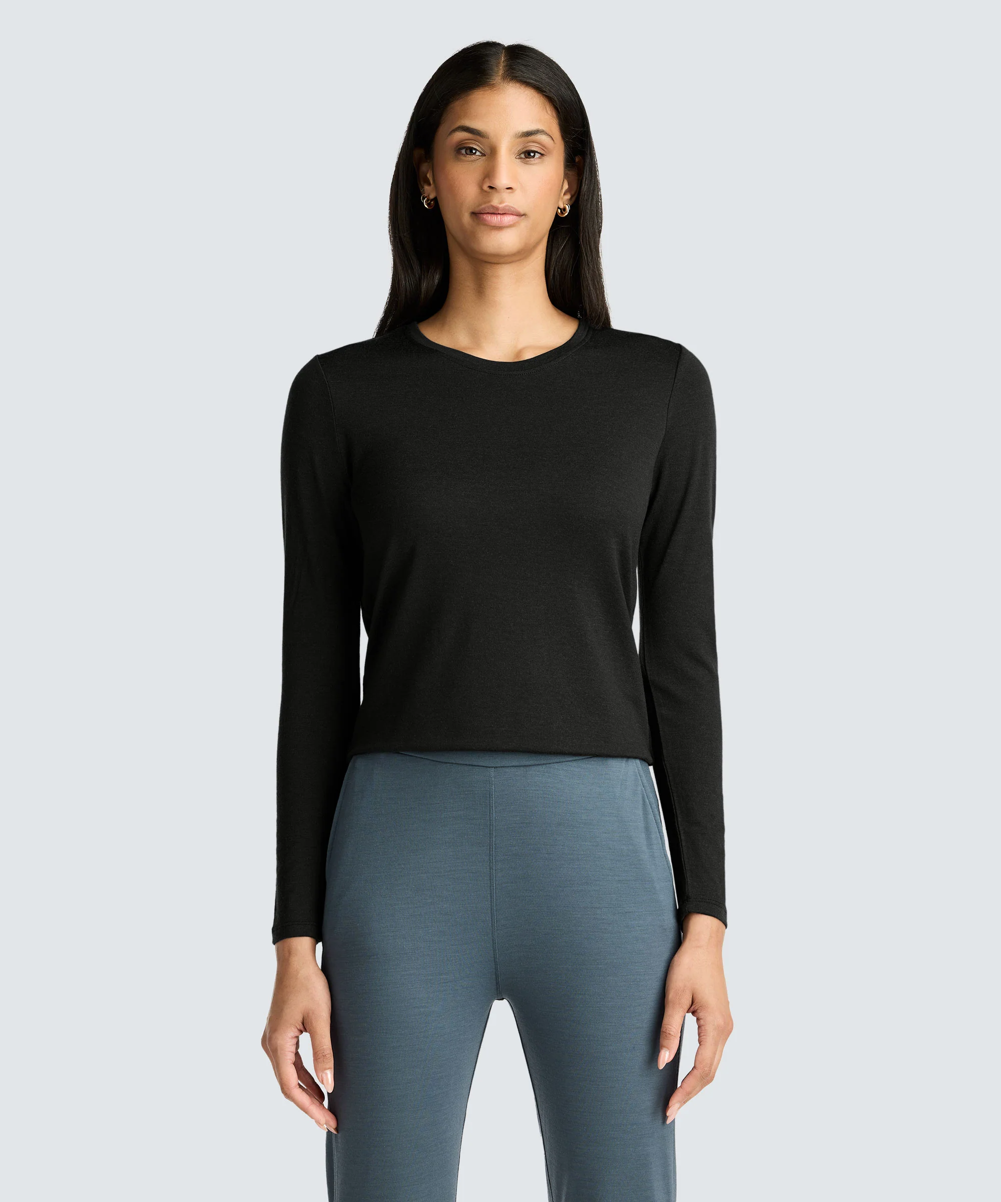 Women's Long Sleeve Merino Crew - Image 13