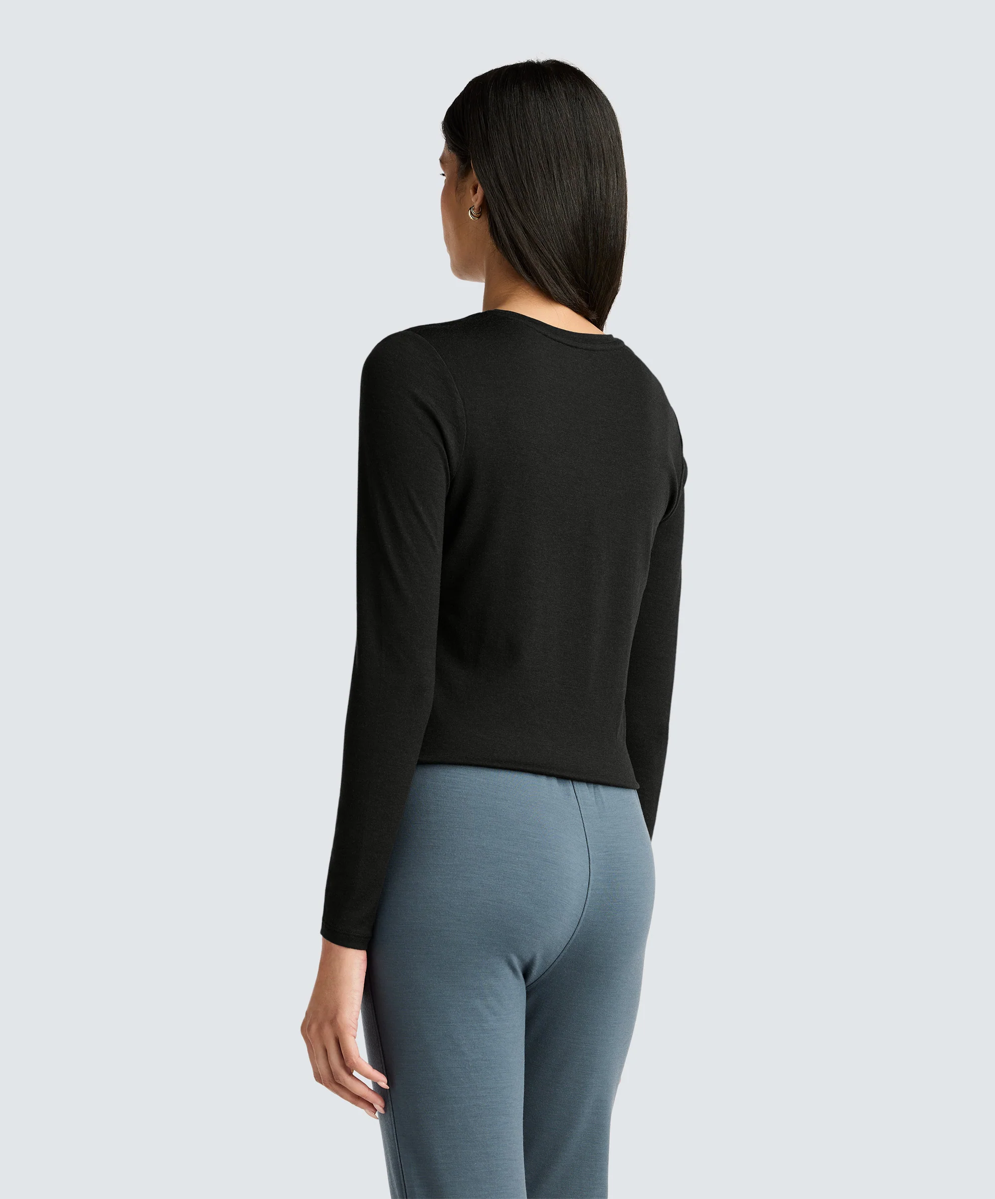 Women's Long Sleeve Merino Crew - Image 16