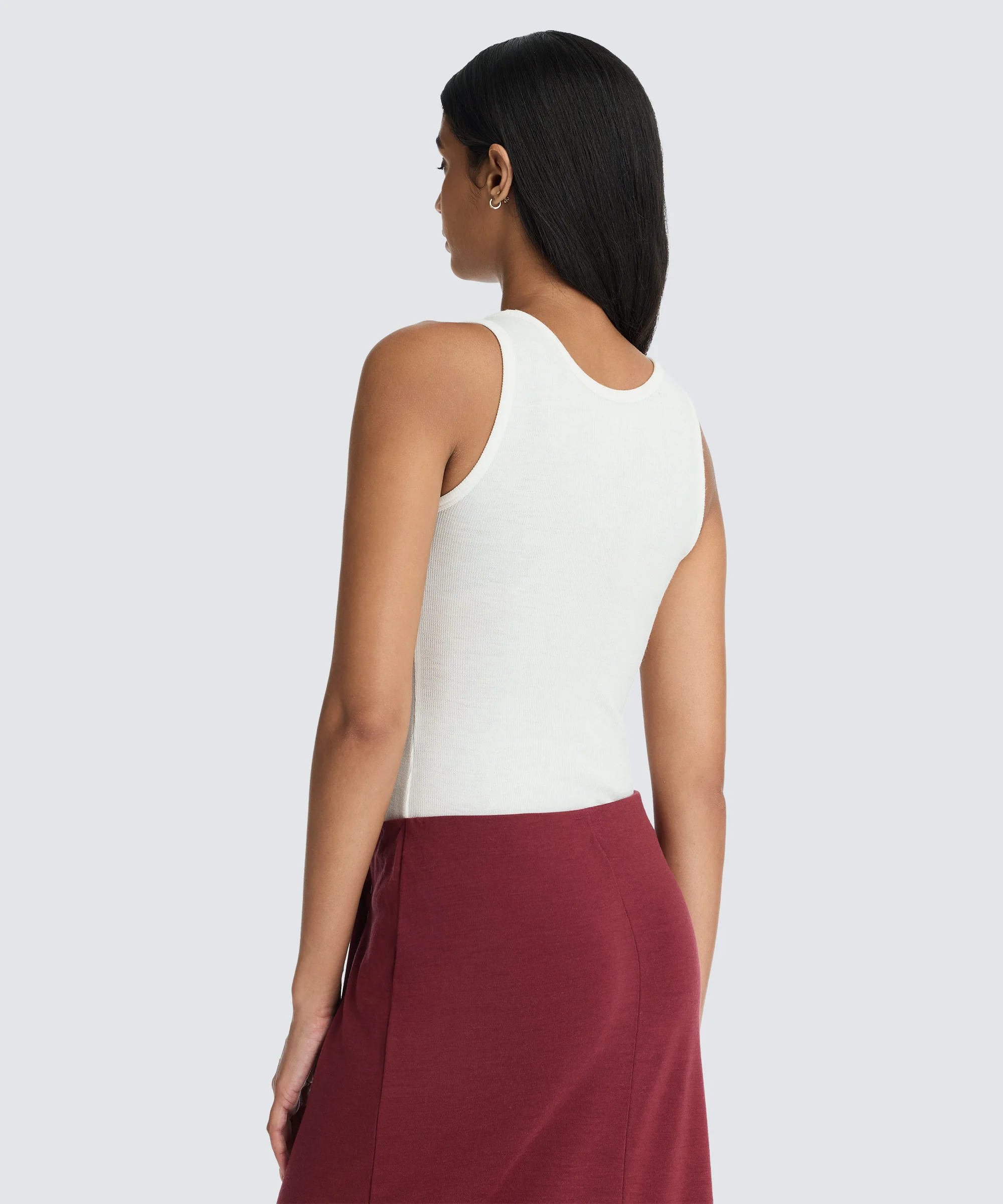 Women's Merino Rib Scoop Neck Tank - Image 32