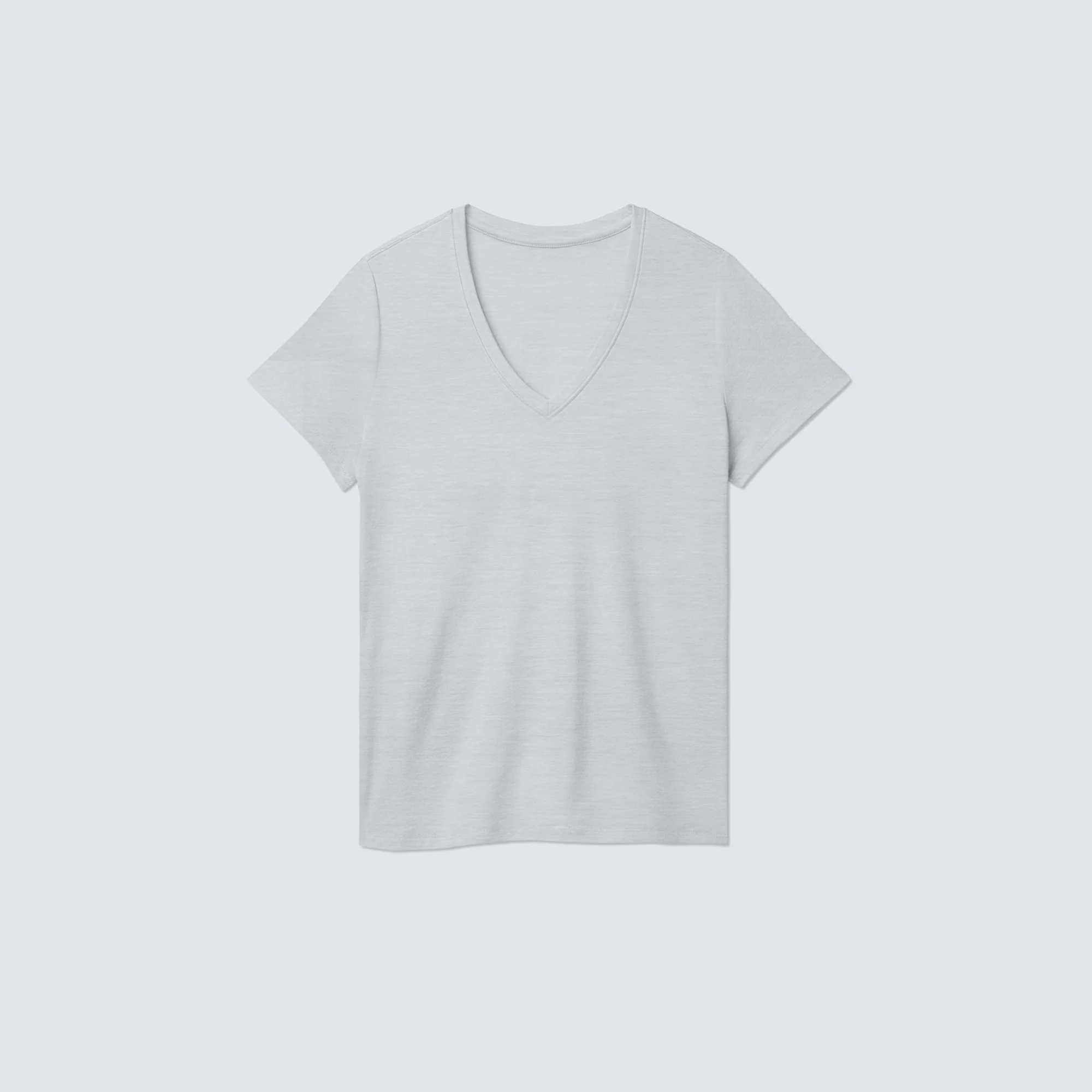 Women's Petite Merino V-Neck T-Shirt - Image 17