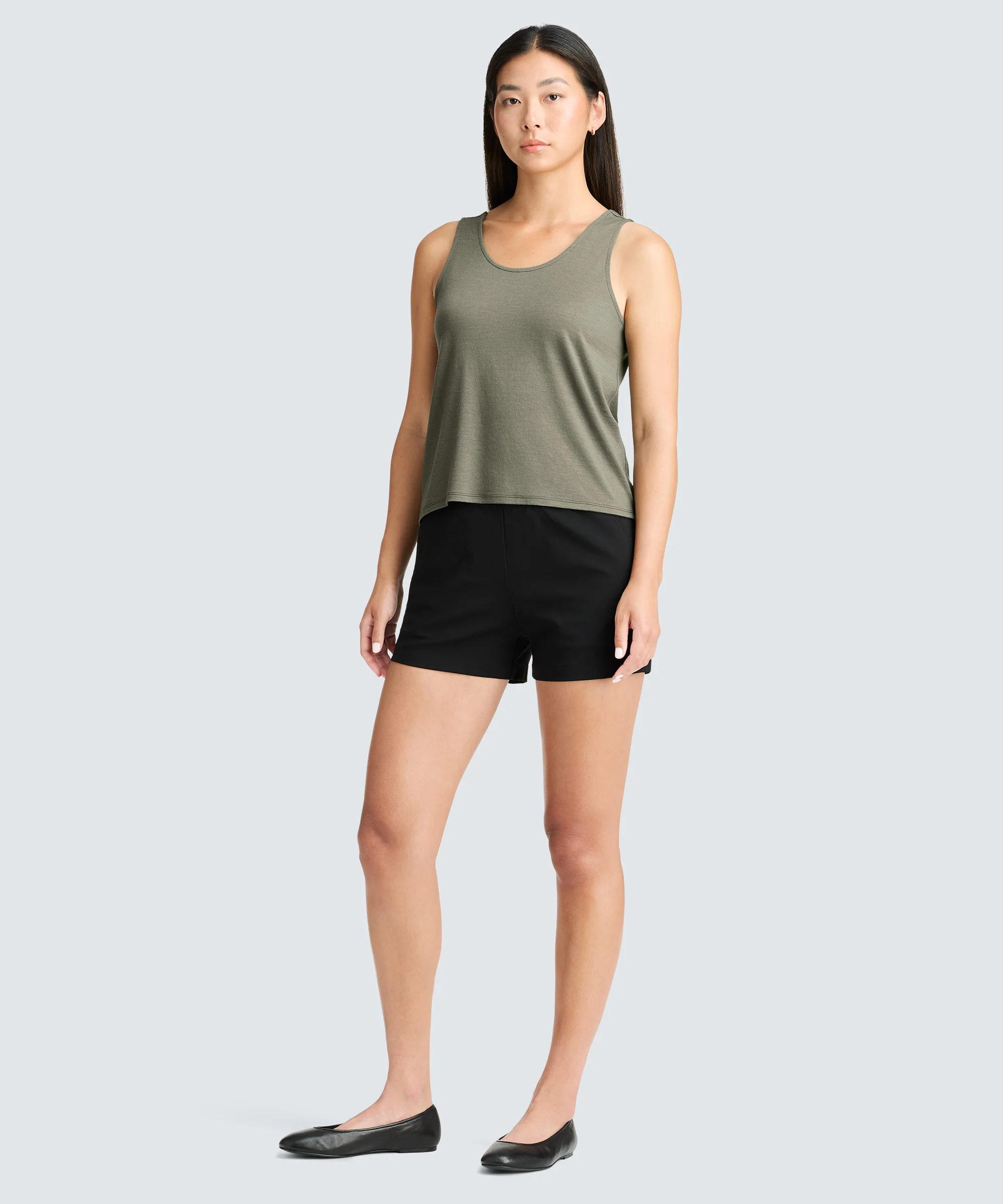 Women's Relaxed Merino Scoop Neck Tank - Image 13
