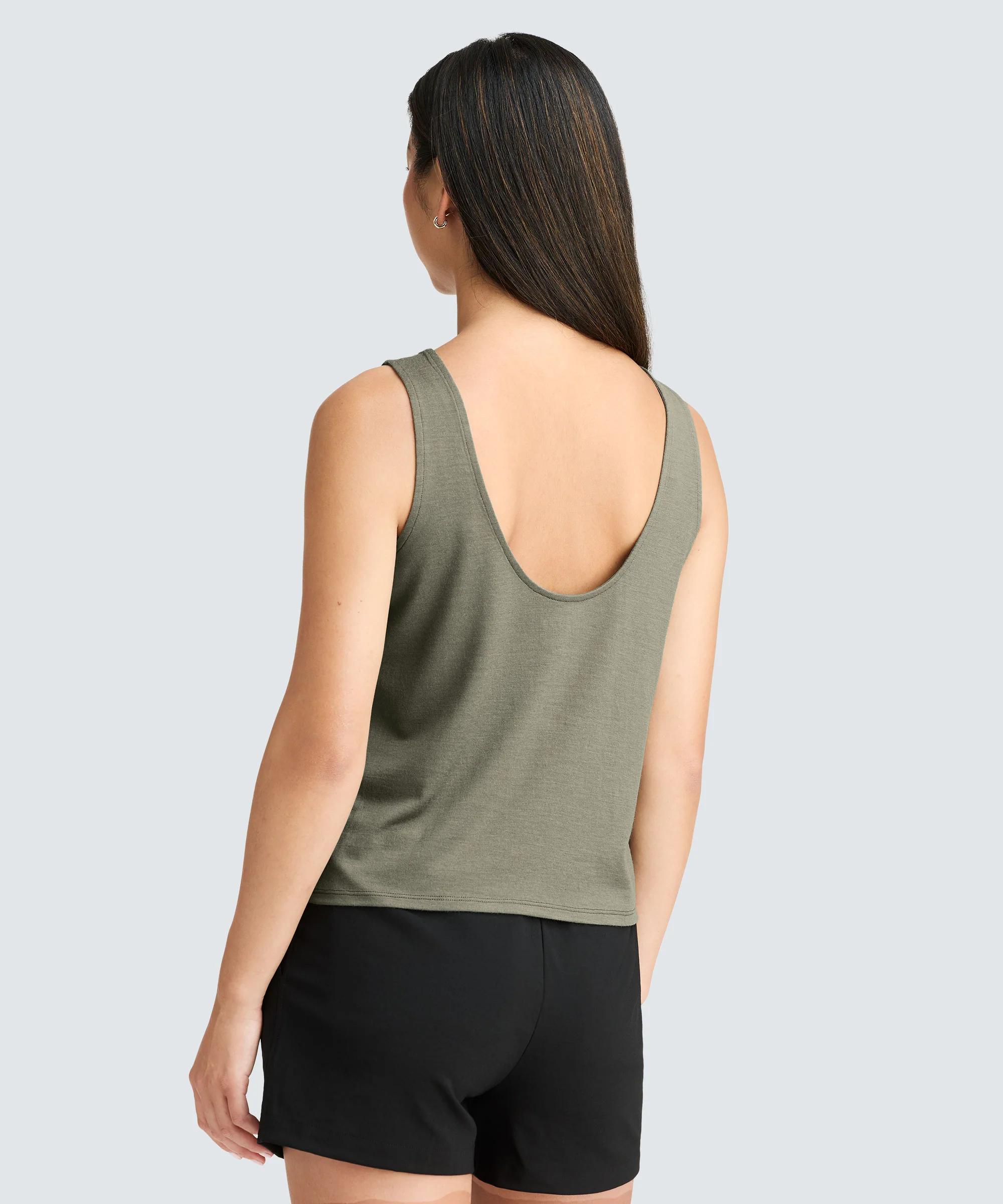 Women's Relaxed Merino Scoop Neck Tank - Image 14