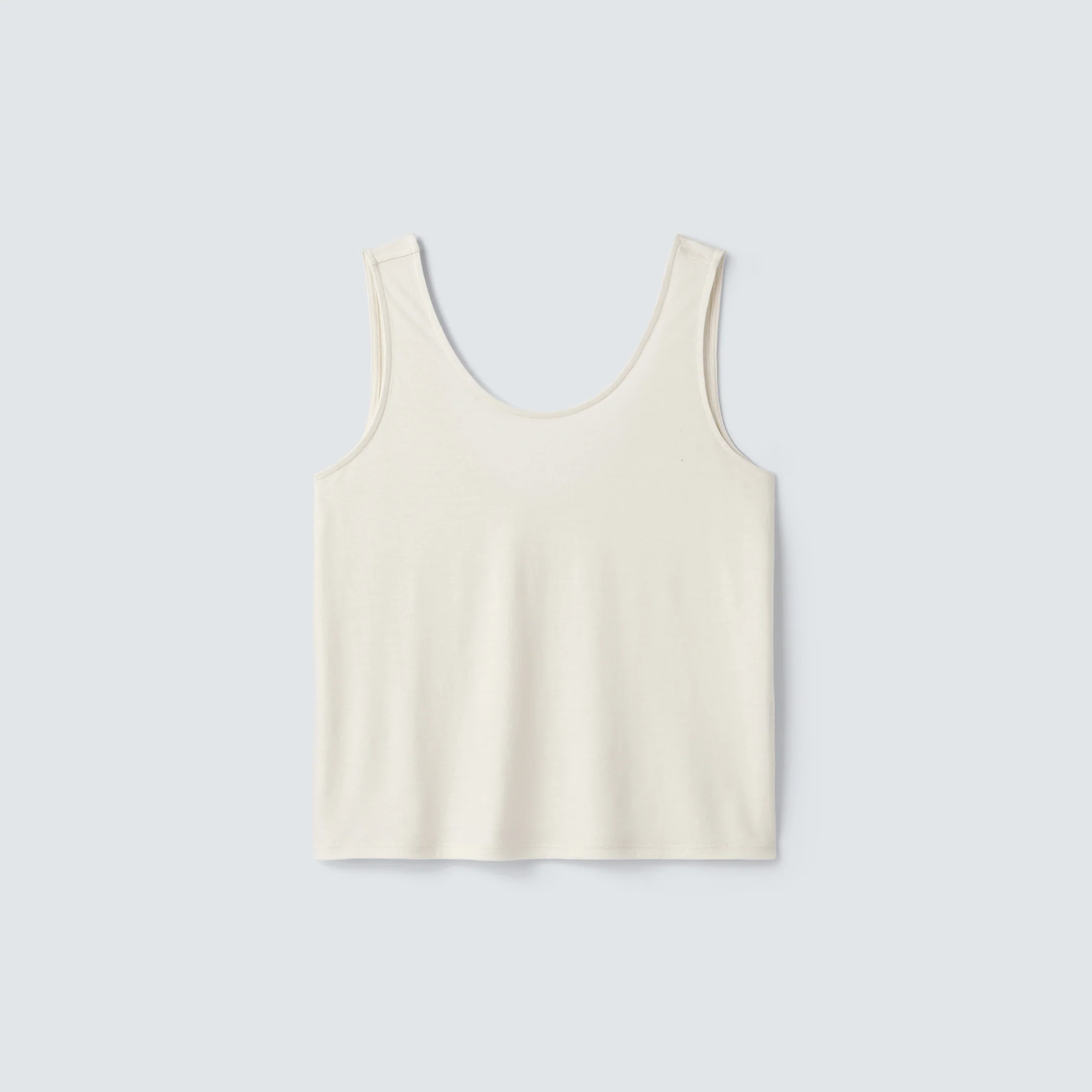 Women's Relaxed Merino Scoop Neck Tank - Image 5