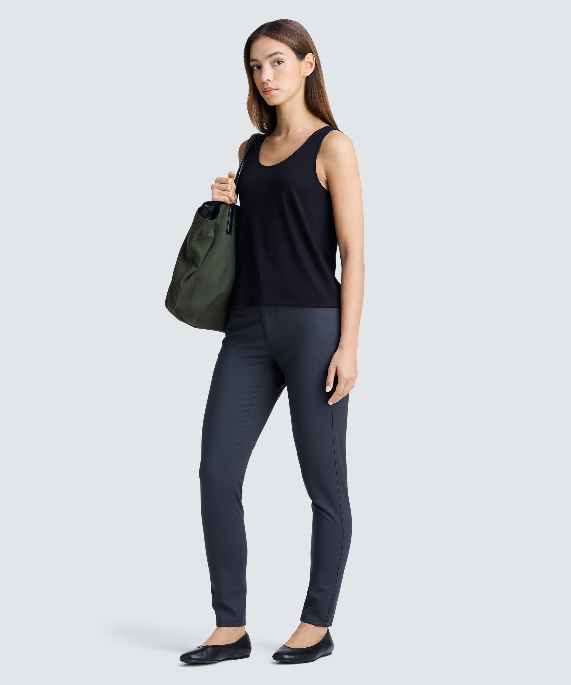 Women's Relaxed Merino Scoop Neck Tank - Image 8